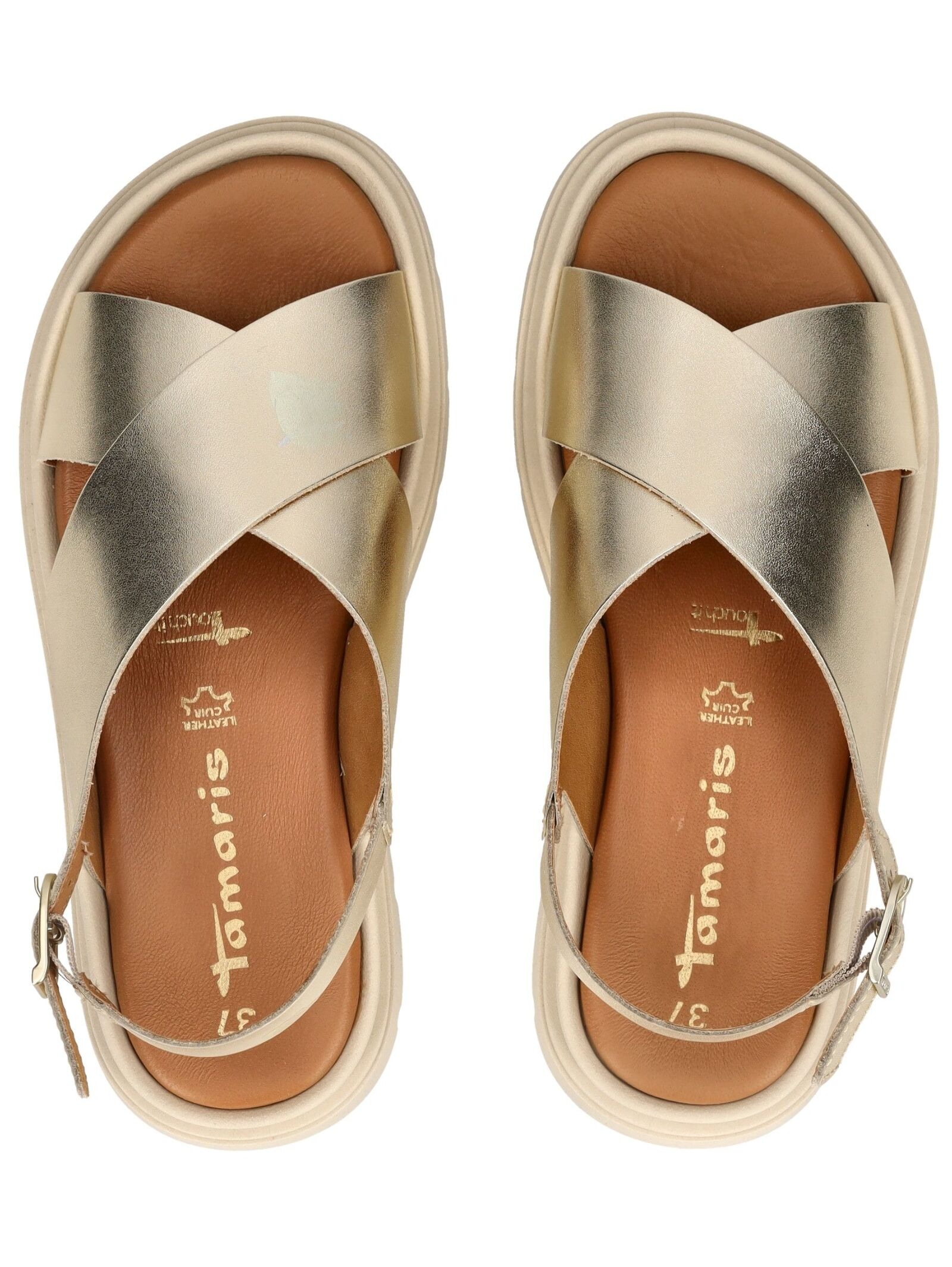 Tamaris Riemchensandale »Tamaris Sandalen Leder«