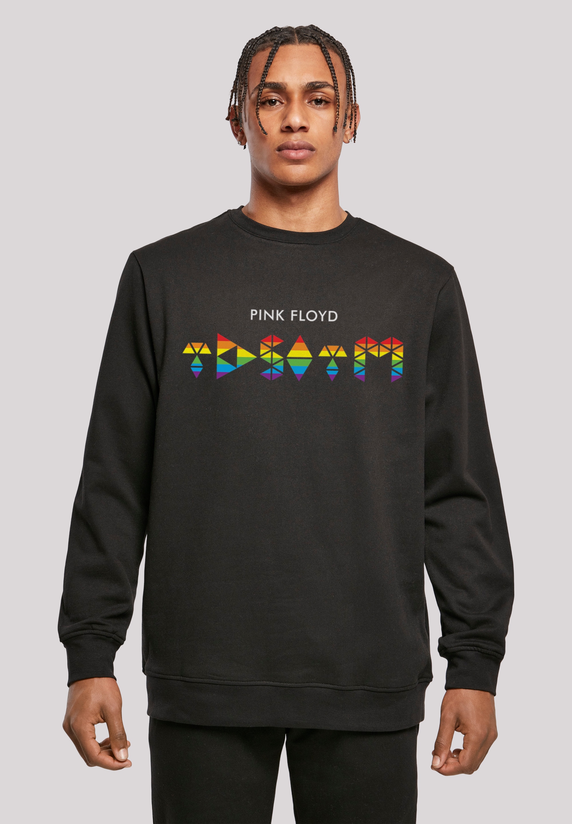 Kapuzenpullover »Pink Floyd TDSOTM Rainbow Regenbogen«, Print