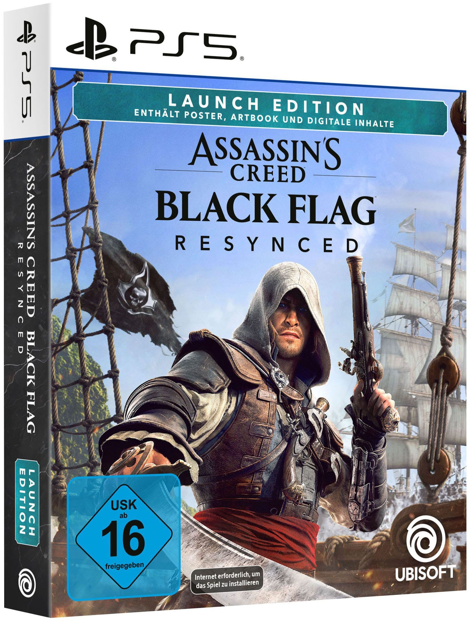 PlayStation 5 PlayStation 5-Controller »PS5 Controller + PS5 Assassin’s Creed Black Flag Resynced«