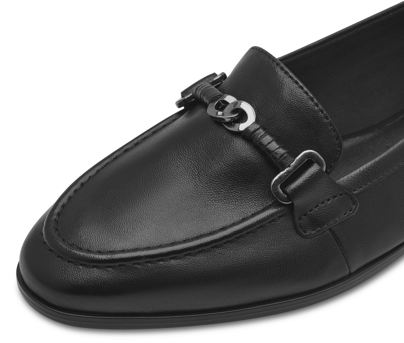 Tamaris Slipper, Blockabsatz, Schlupfschuh, Businessschuh mit hübscher Zierspange