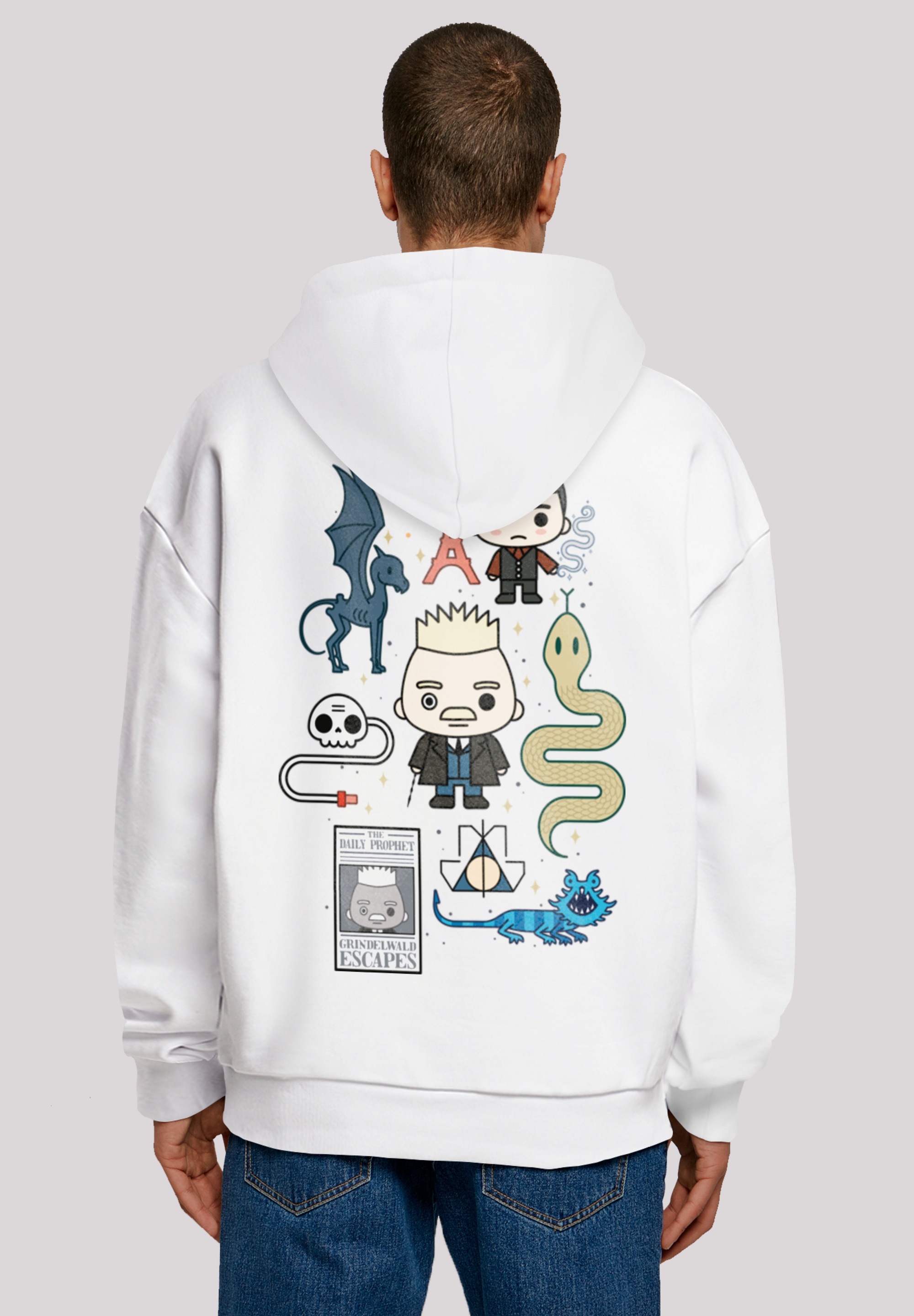 F4NT4STIC Kapuzenpullover "Phantastische Tierwesen 2 Chibi Grindelwald", Pr günstig online kaufen