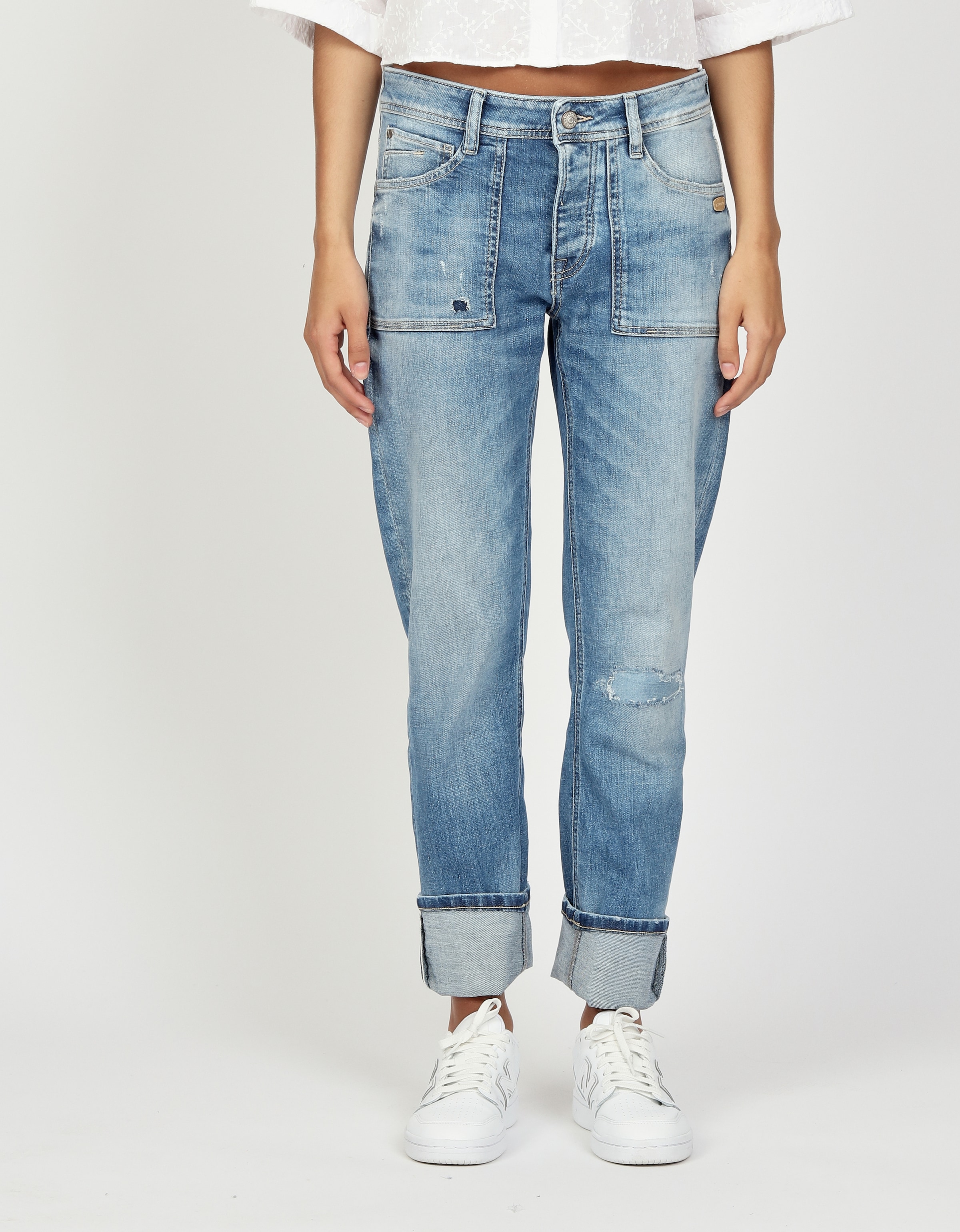 GANG Boyfriend-Jeans "94NICA WORKER", cooler, androgyner Look günstig online kaufen