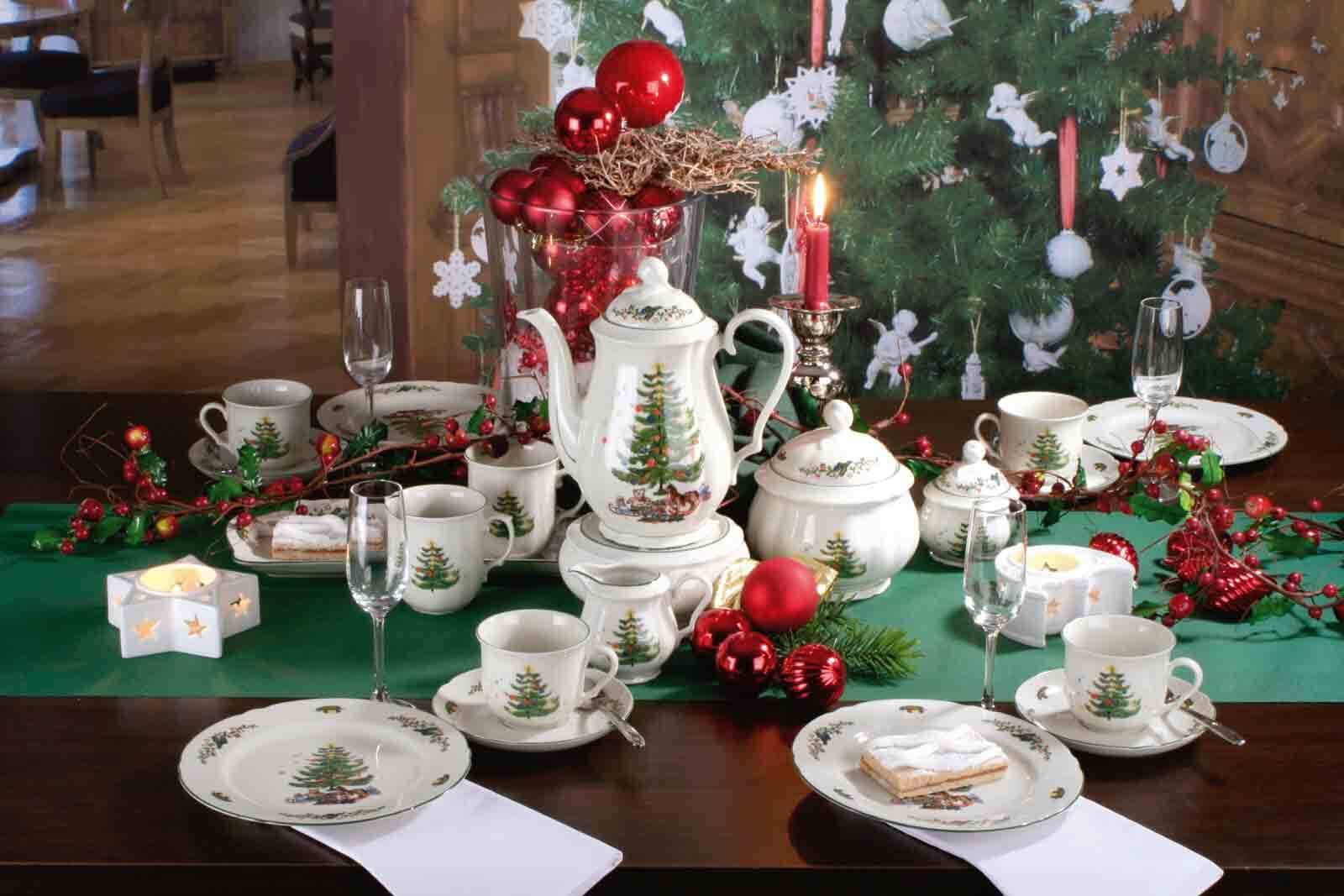 Seltmann Weiden Schale »Schüssel Marieluise Weihnachten ø 20,3 cm weiß-grün« 1 tlg. Spülmaschinengeeignet, Mikrowellengeeignet, Ofenfest, Salamandergeeignet, Kühlschrankgeeignet, Gefrierschrankgeeignet