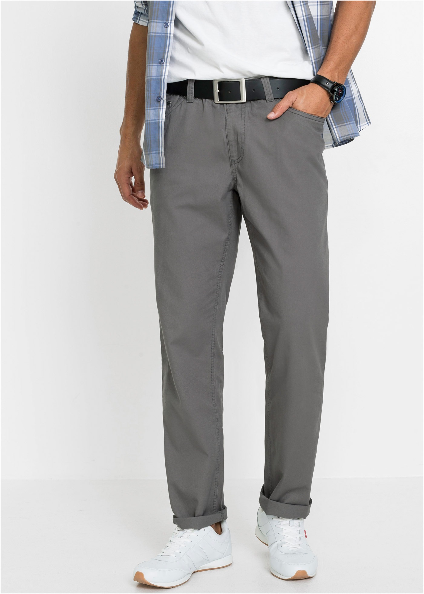 bonprix Schlupfhose "Regular Fit Schlupfhose mit Komfortbund, Straight (2er günstig online kaufen