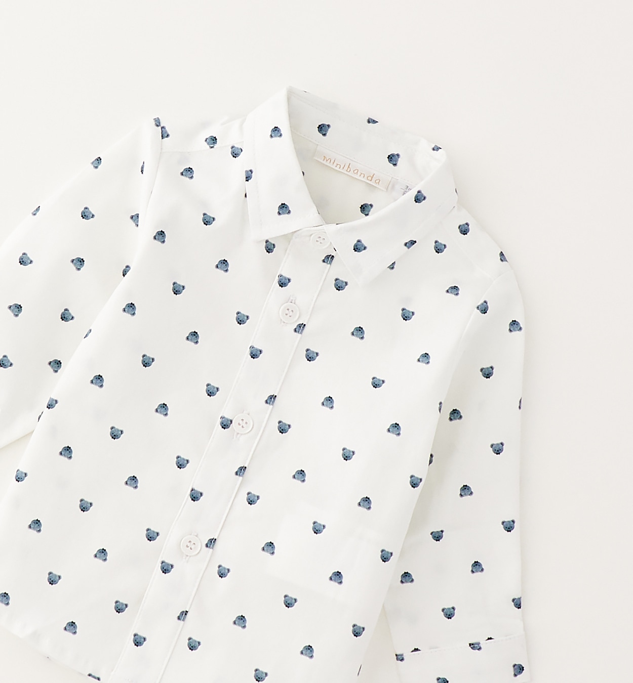 Minibanda Businessshirt "BABY BOY LONG SLEEVE SHIRT"