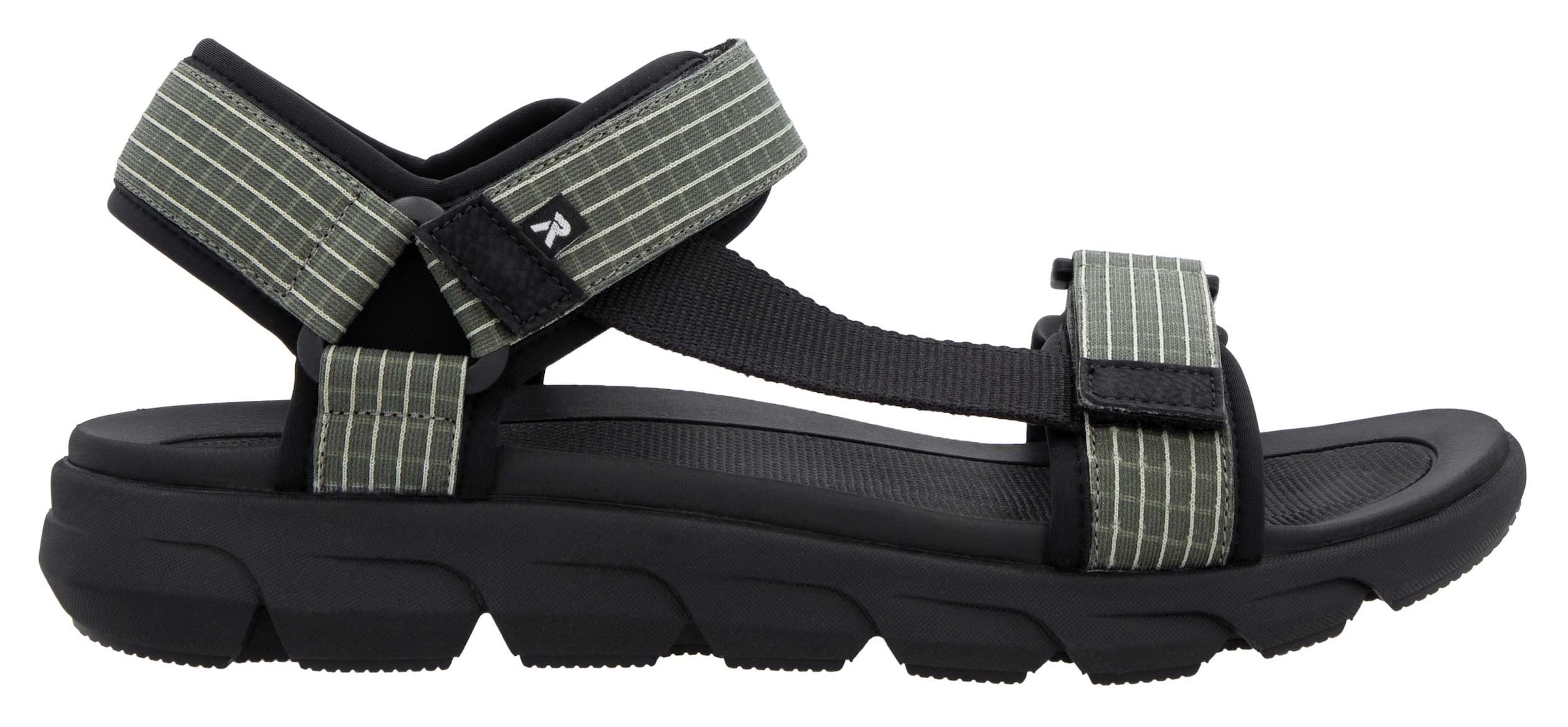 RIEKER Sport Sandale »Orlando«, Outdoorsandale, Sommerschuh, Maschinenwäsche, mit weichem Fußbett