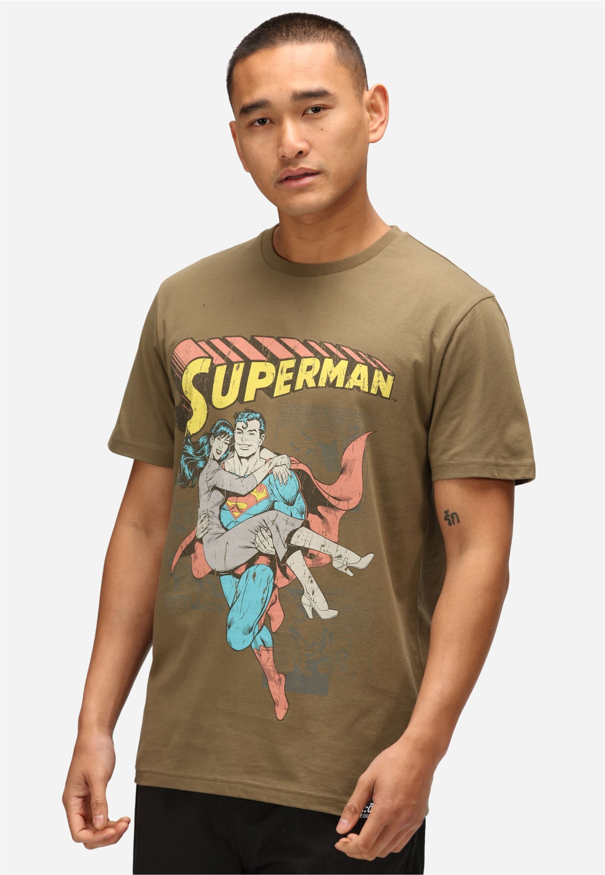 Recovered T-Shirt »Superman Comic Graphic«, (1 tlg.), mit coolem Superman-Print im Comic-Stil