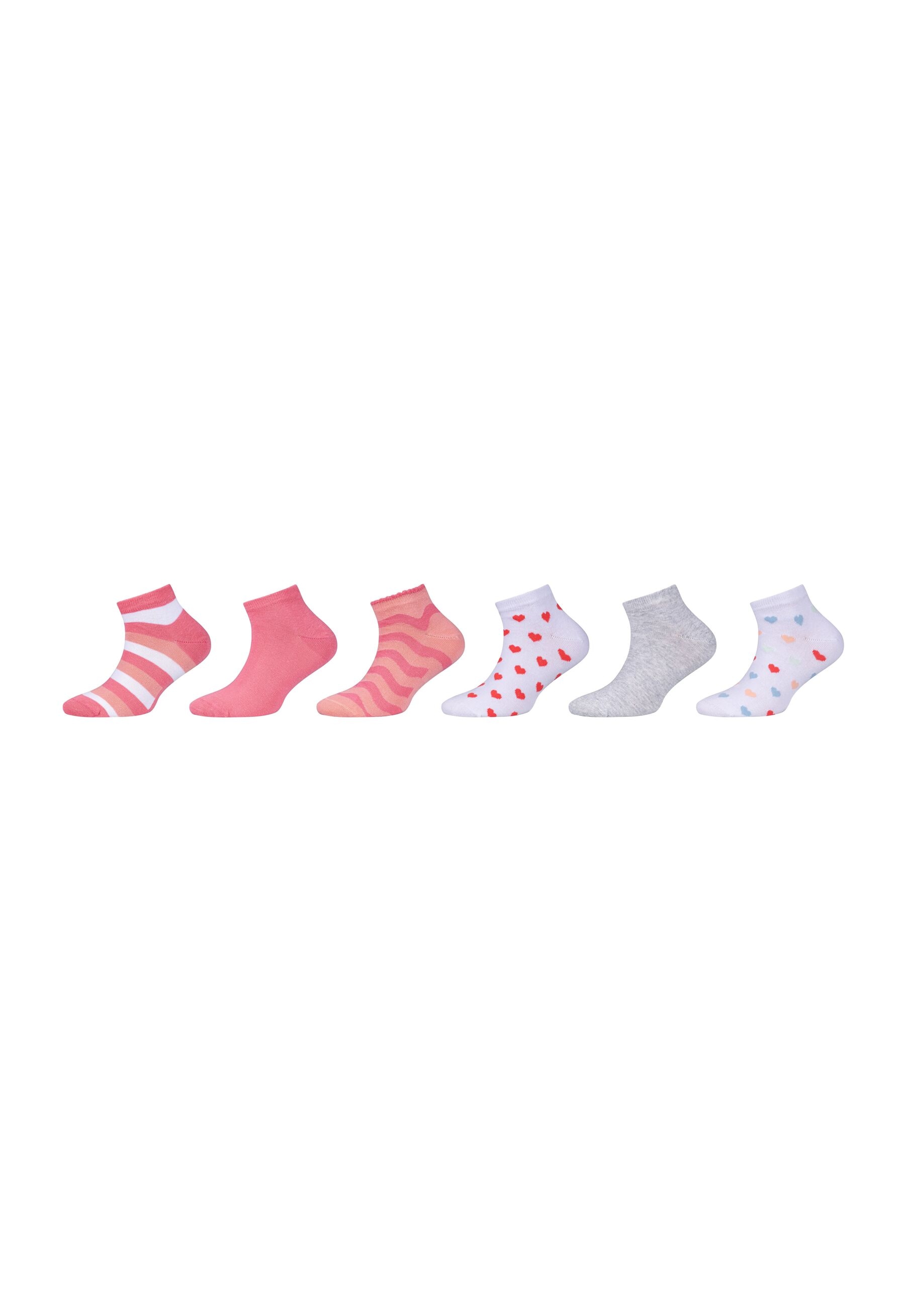 s.Oliver Sneakersocken "6er Pack" 6er Pack Weiche Qualität aus Bio-Baumwolle für hohen Tragekomfort