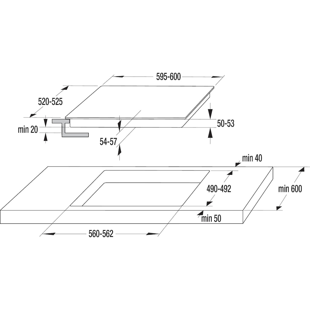 GORENJE Elektro-Herd-Set »Pacific Herd-Set One 2021«, BCSB737OTX, mit 1-fach-Teleskopauszug, ecoClean