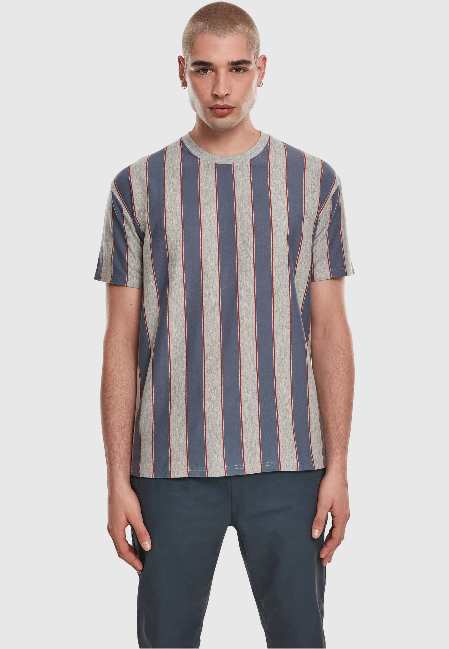URBAN CLASSICS T-Shirt »Urban Classics Herren Printed Oversized Bold Stripe Tee«, (1 tlg.)