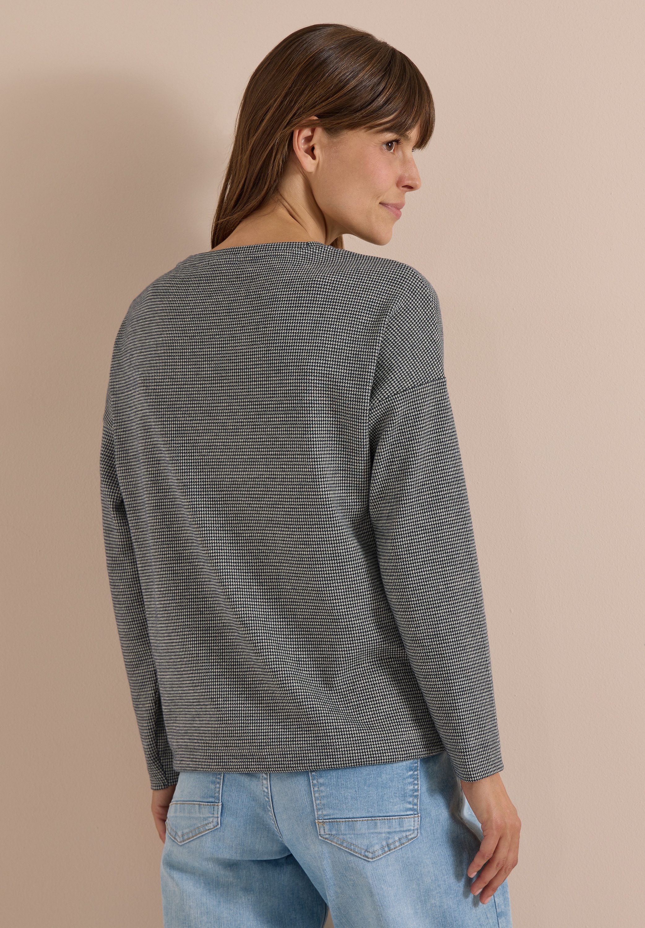 Cecil Langarmshirt mit Tunnelzug am Saum