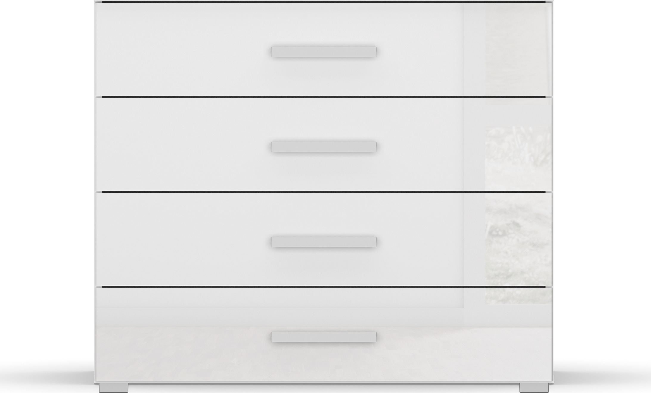 rauch Schubkastenkommode »Sideboard Kommode Schubkastenkommode KOLUNA Hochglanzfront«, Breite 93 cm mit 4 großen Schubladen für viel Stauraum MADE IN GERMANY