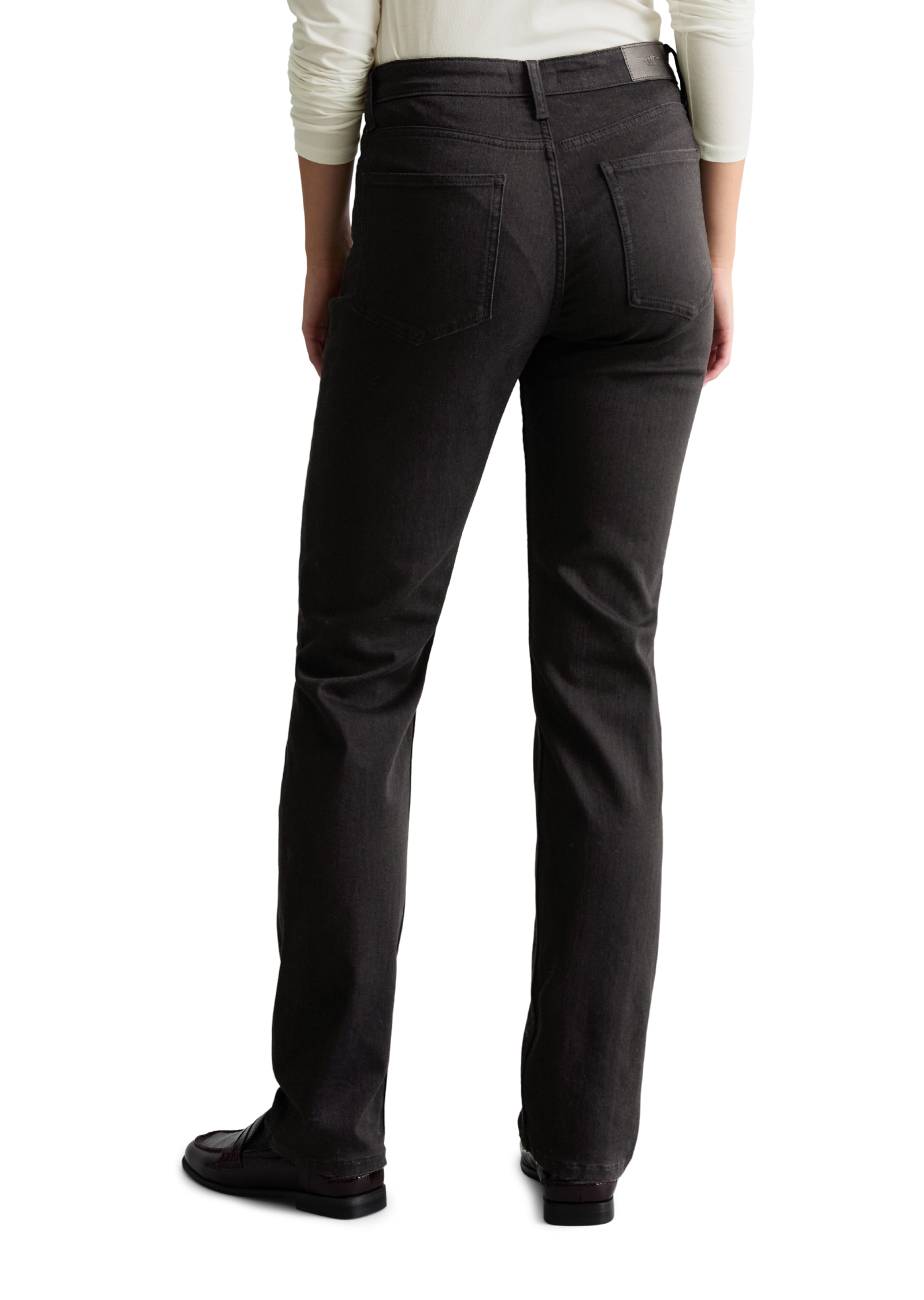 Marc O'Polo DENIM Straight-Jeans »Model Olina straight aus hochwertigem Bio-Baumwoll-Stretch«