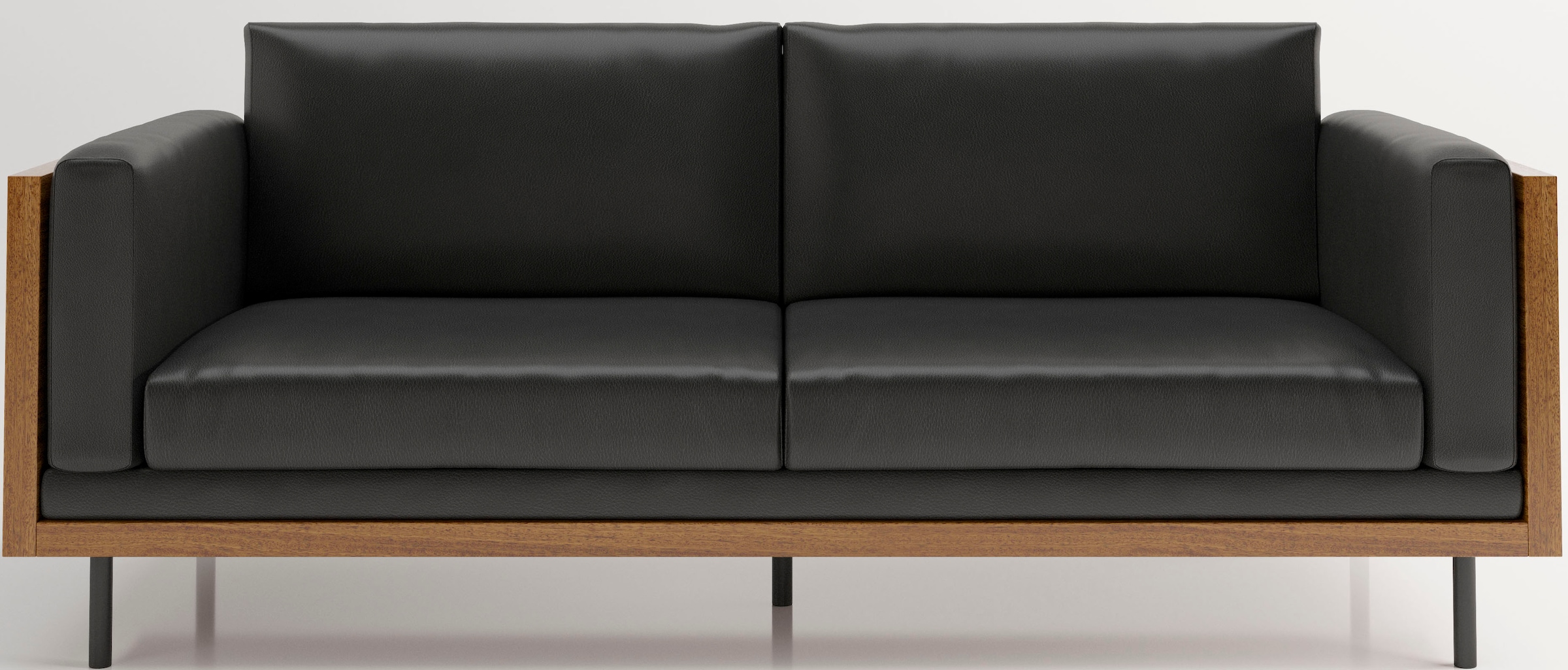 PLAYBOY 3-Sitzer "Shelby" Sitzschale aus Massivholz günstig online kaufen