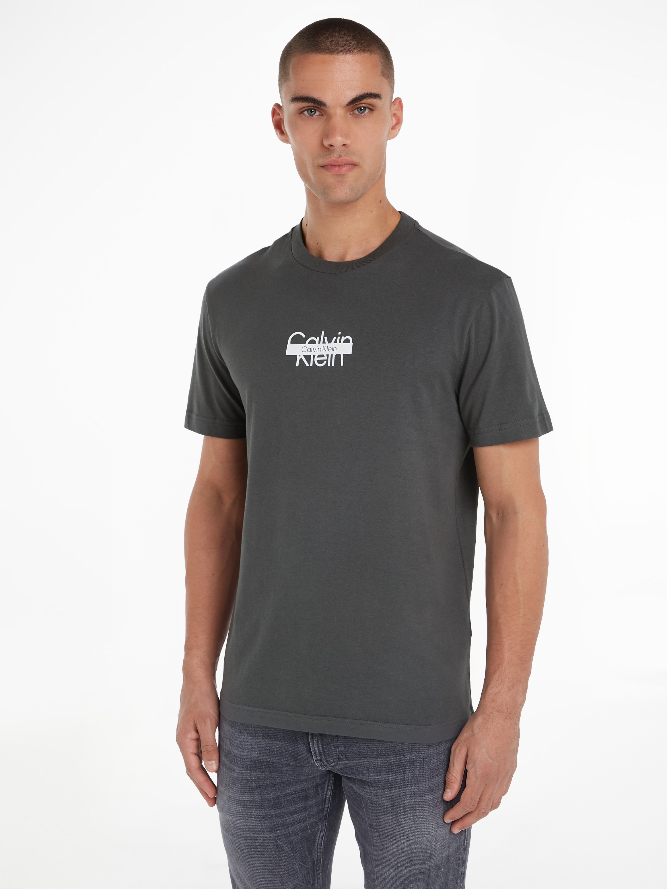 Calvin Klein Marškinėliai »CUT THROUGH LOGO T-SHIRT...