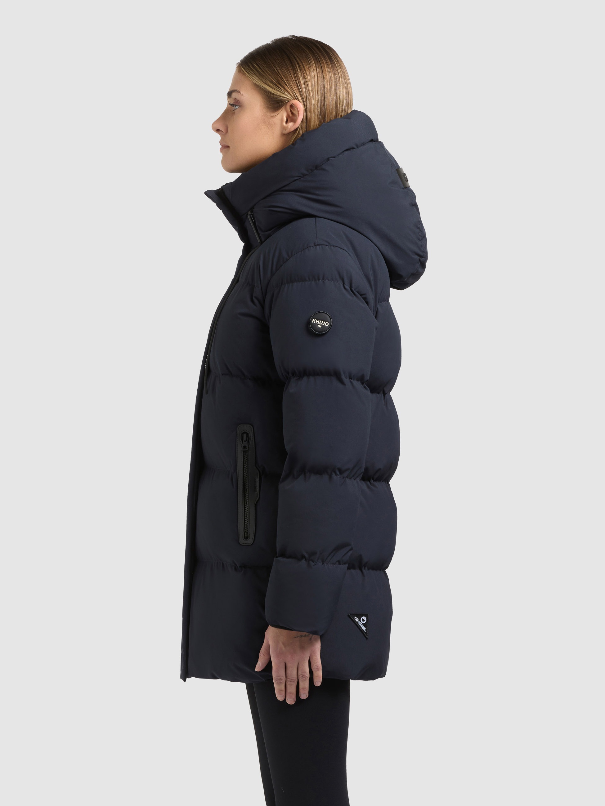 khujo Steppjacke »DROWN2 MATT« Taschenbeutel mit Fleece