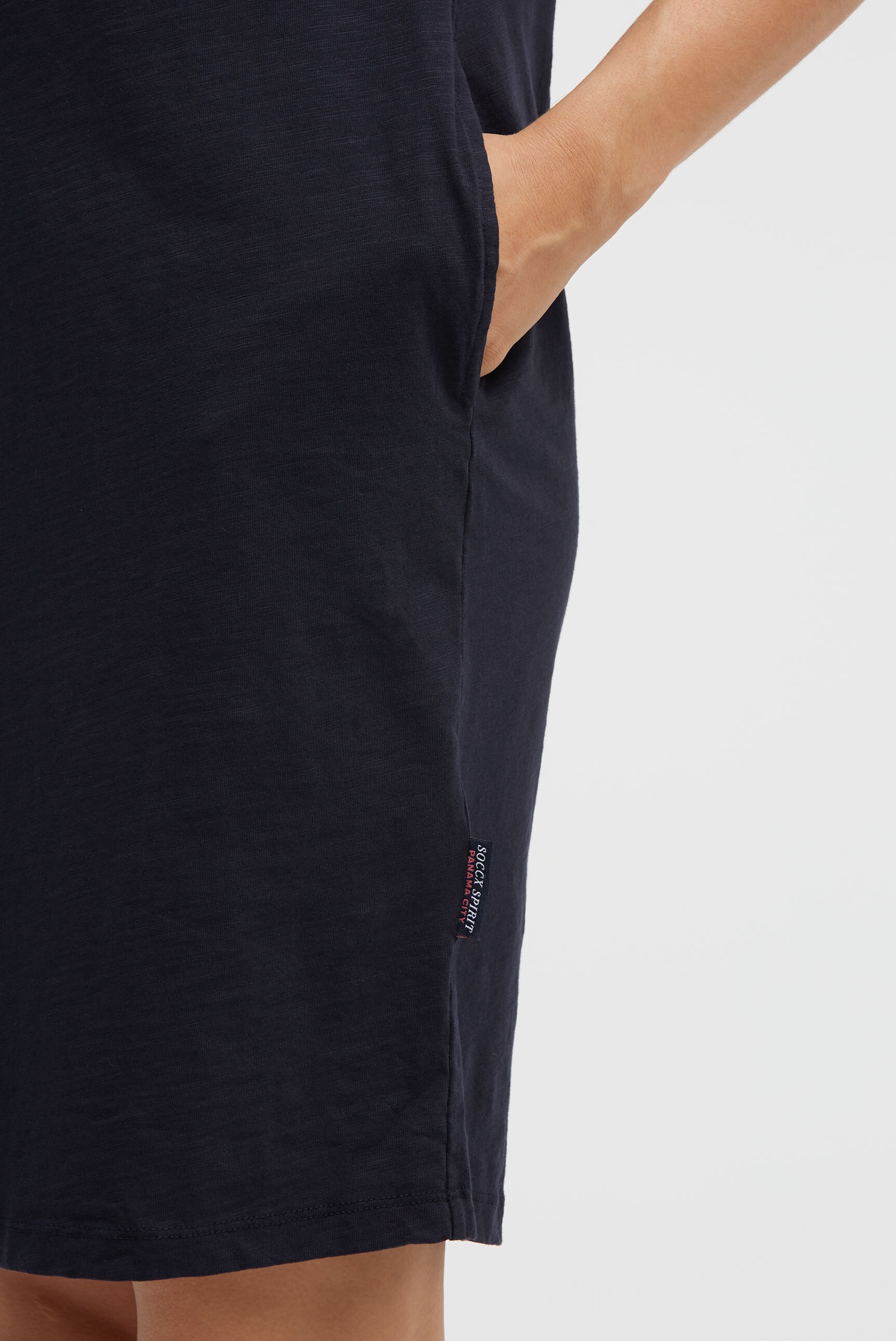 SOCCX Sommerkleid Eingrifftaschen mit Taschen