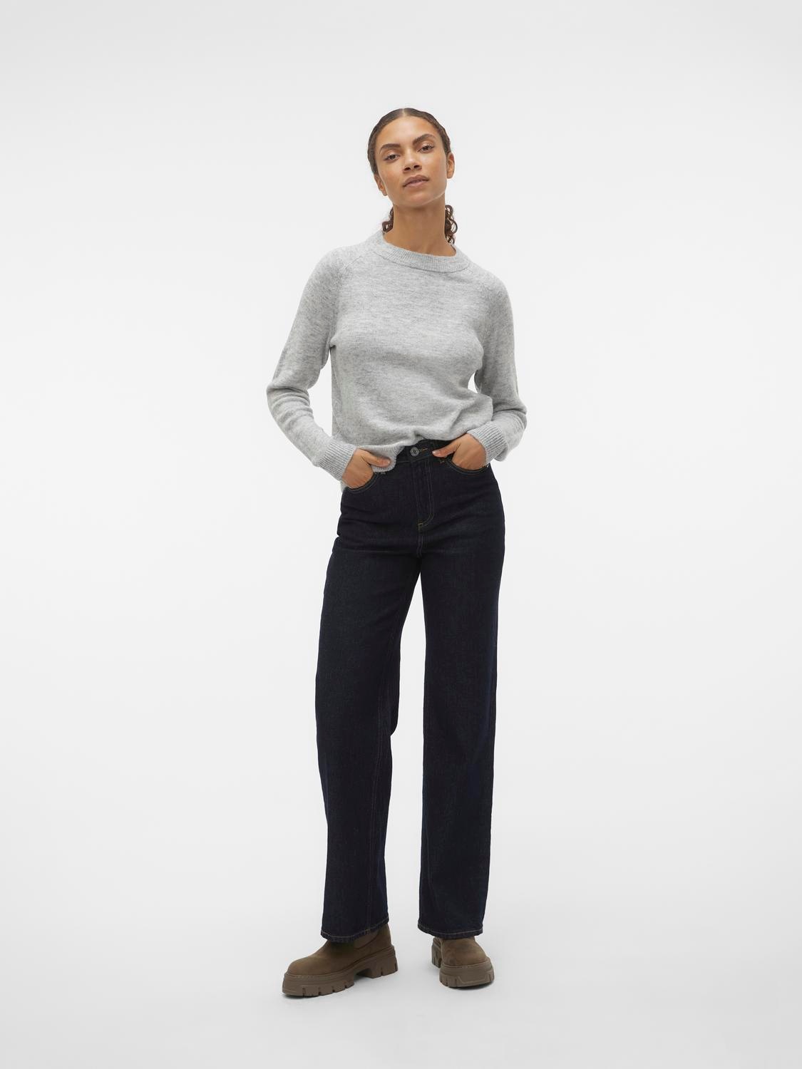Vero Moda Rundhalspullover »VMFILUCA LS O-NECK PULLOVER GA NOOS«