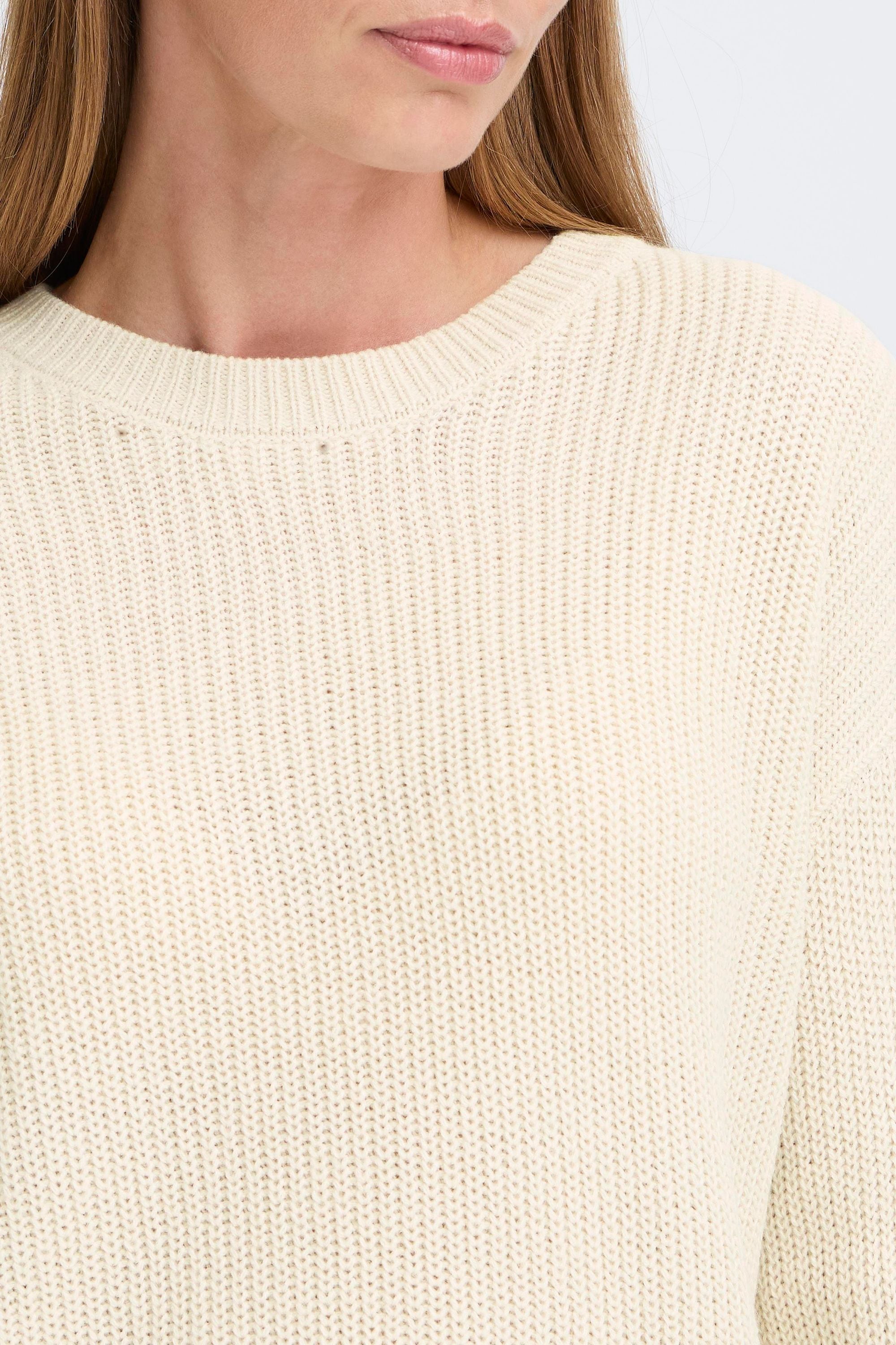OXMO Strickfleece-Pullover »Strickpullover OXFKIMNI«