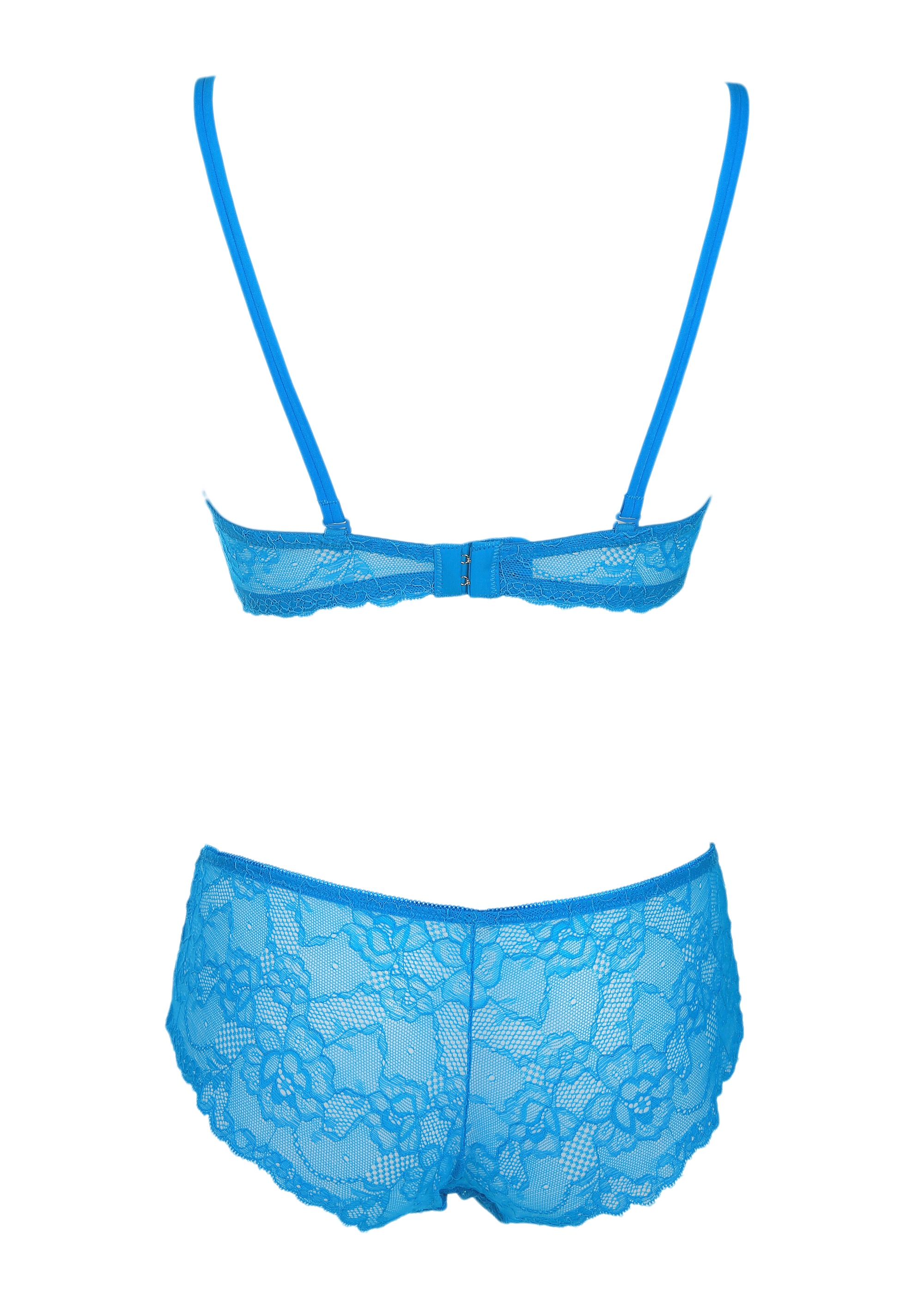 Family Trends Set: Push-up-BH, (mit Hüftslip), mit Push Up-BH und Slip