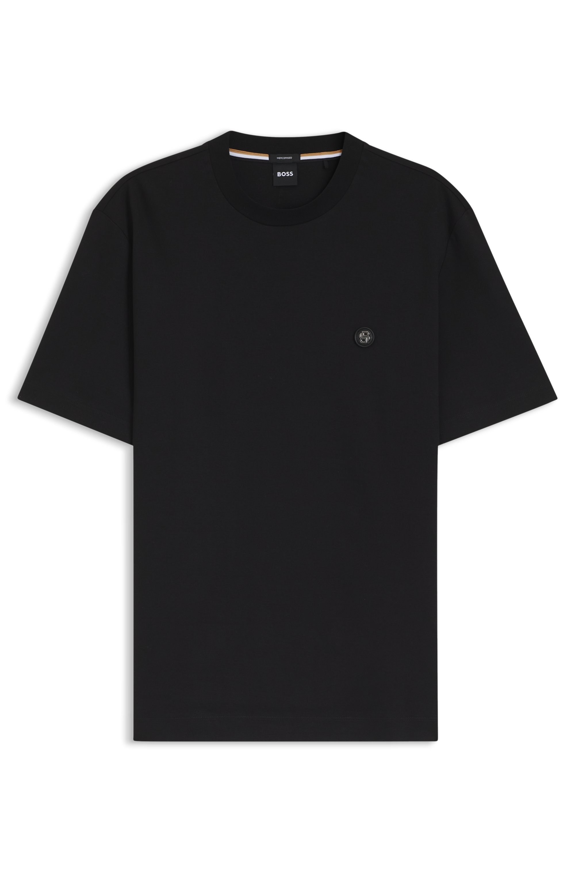 BOSS T-Shirt »C-Taut« Regular Fit, reine Baumwolle, BOSS-Logo