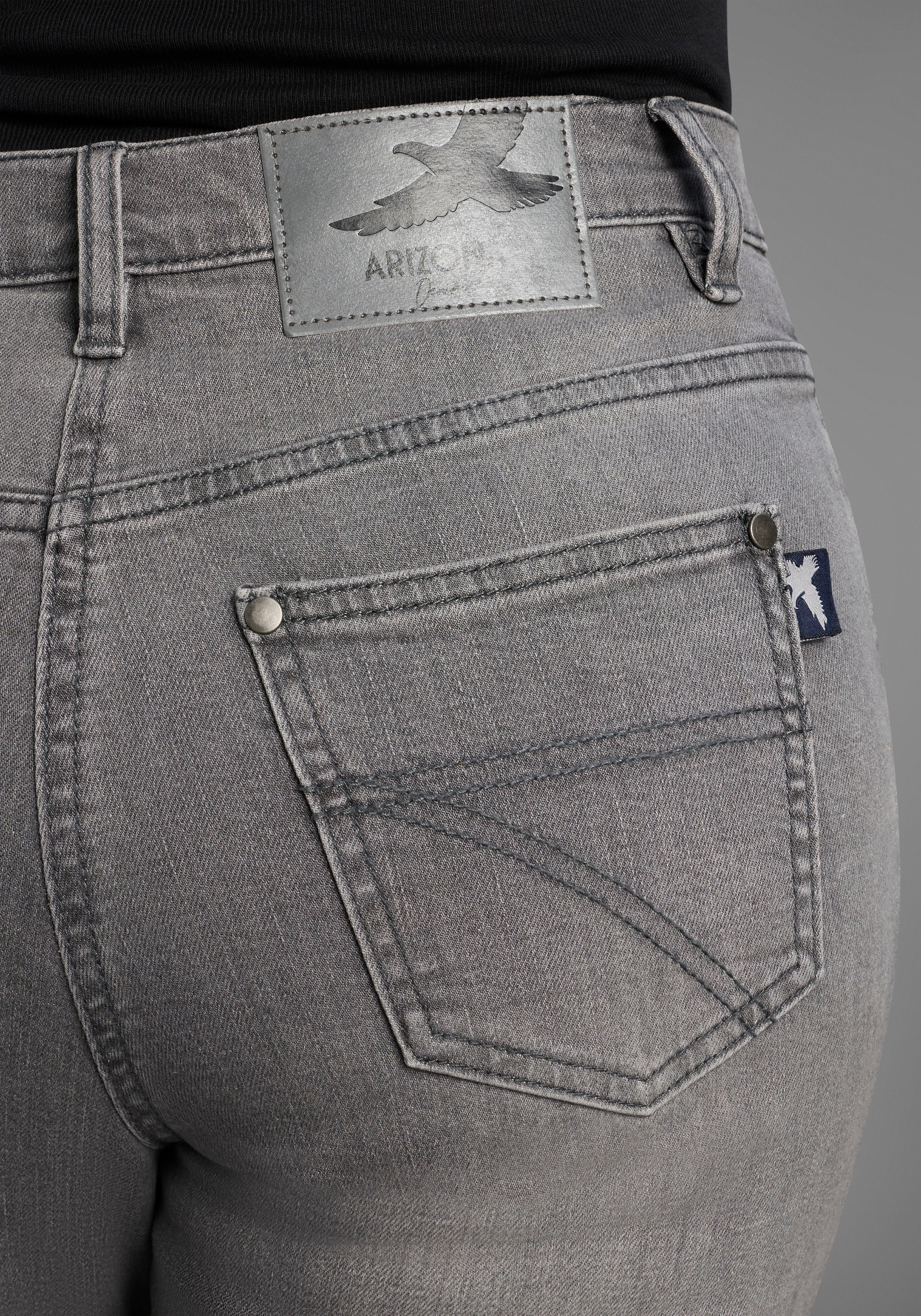 Thumbnail - Arizona Gerade Jeans "Annett" bequeme Passform, 5-Pocket-Style, hohe Taille