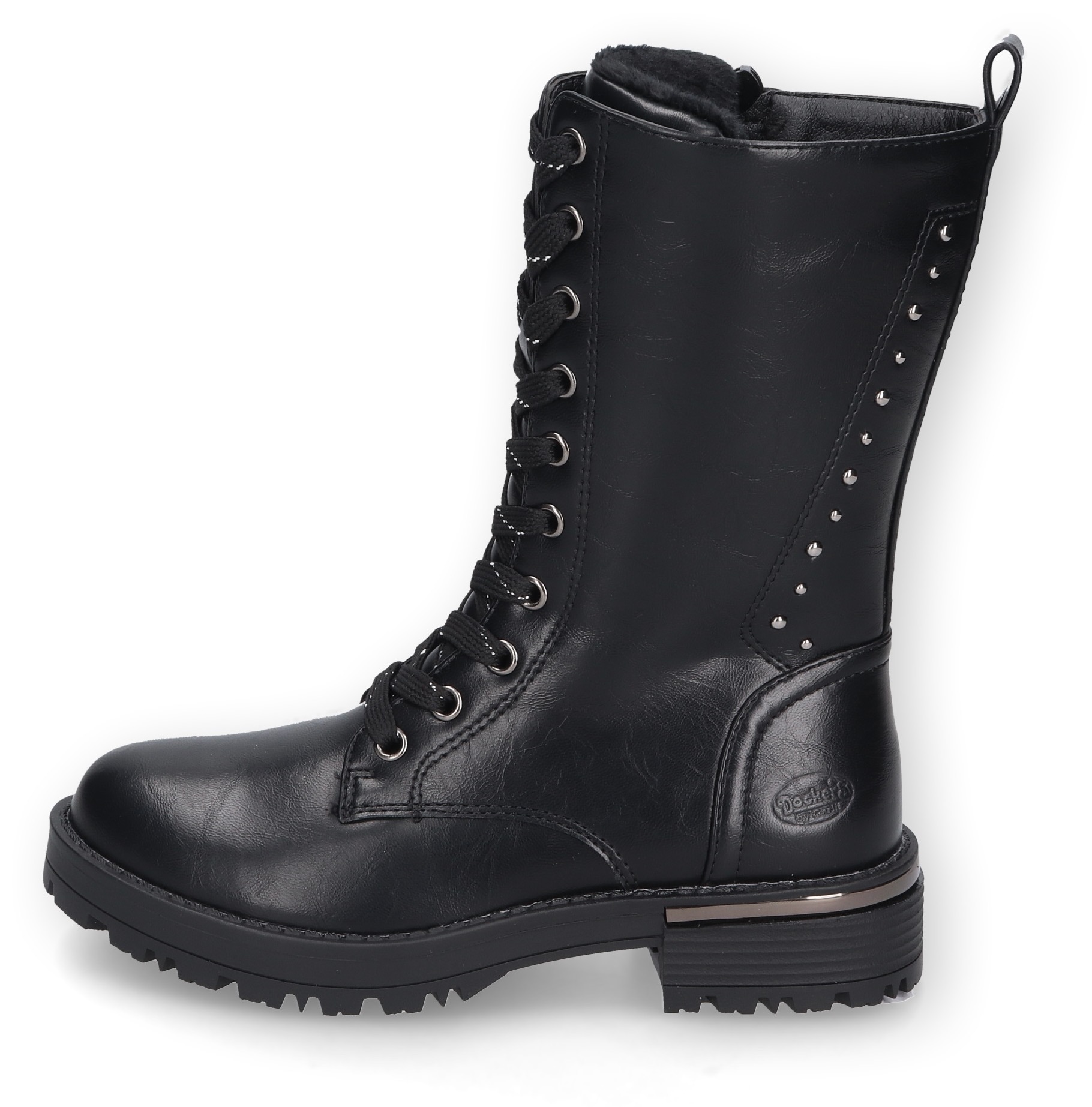 Dockers by Gerli Winterboots, Chunky Stiefel, Biker Boots Plateauboots mit Blockabsatz