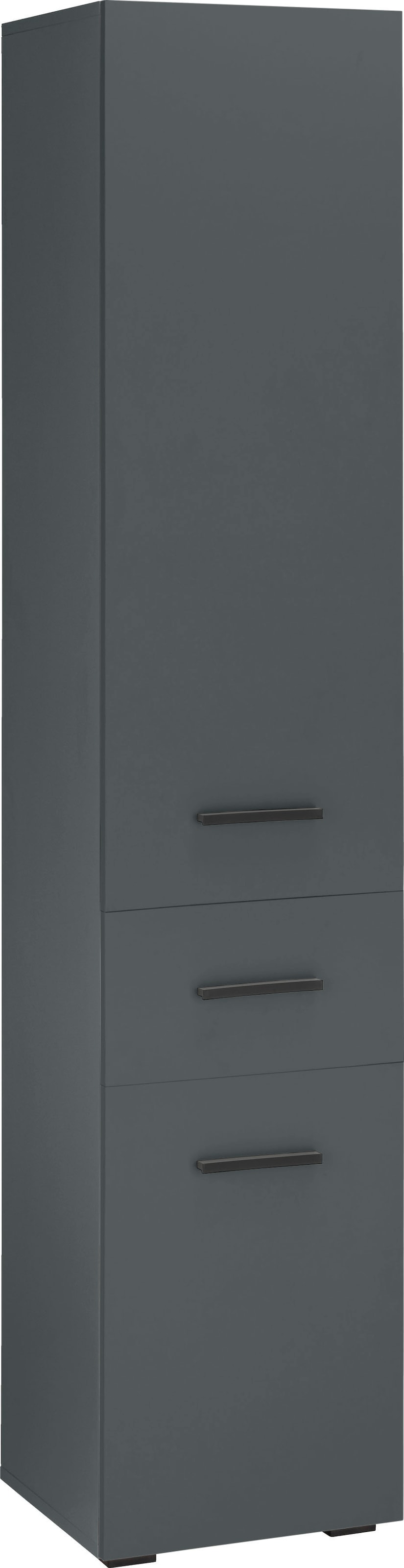 welltime Hochschrank "Skara" 3 verstellbaren Einlegeböden hinter den Türen, Breite 38cm, Höhe 180cm