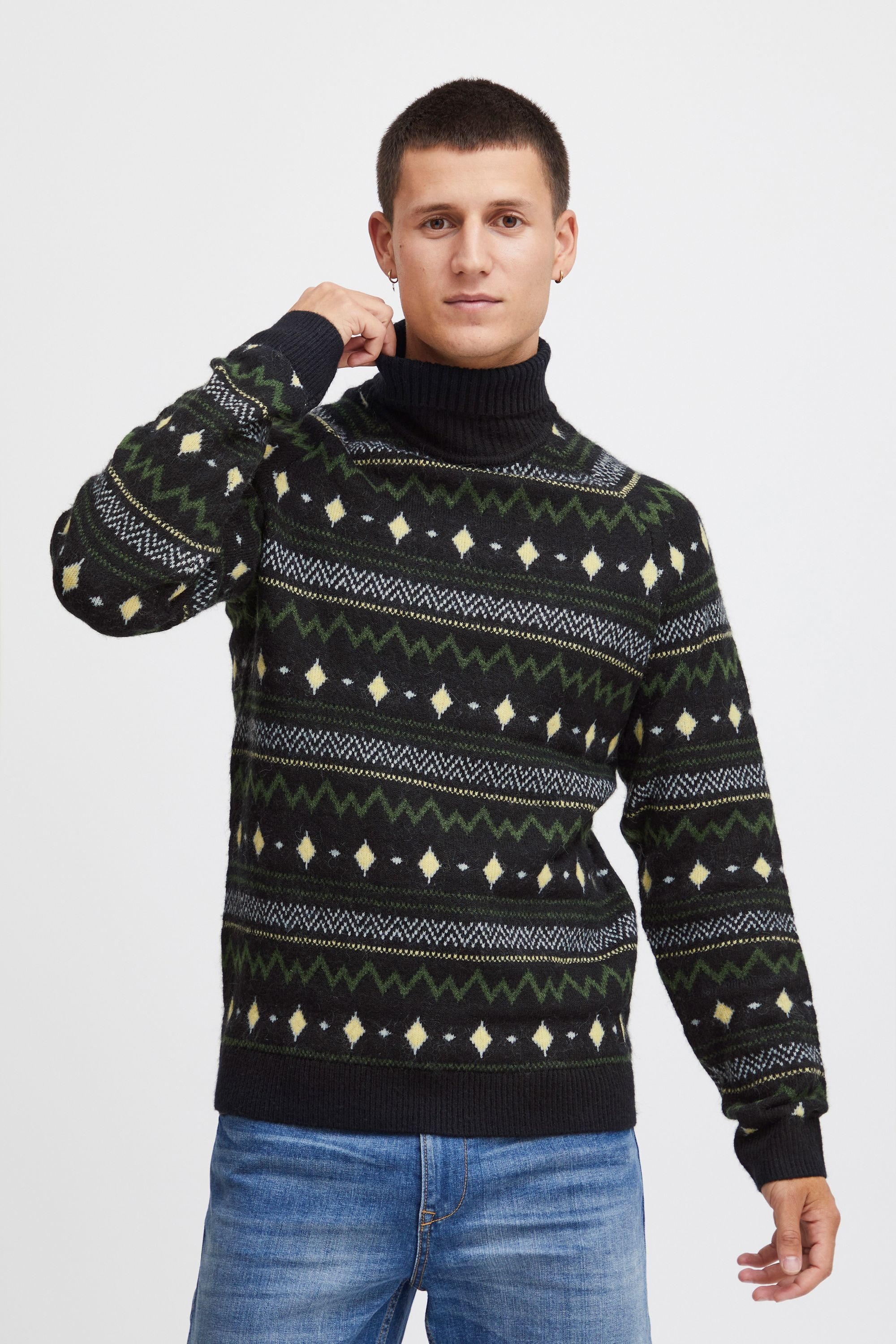 Blend Rollkragenpullover "BHPullover", Stilvoller Basic Strickpullover mit günstig online kaufen