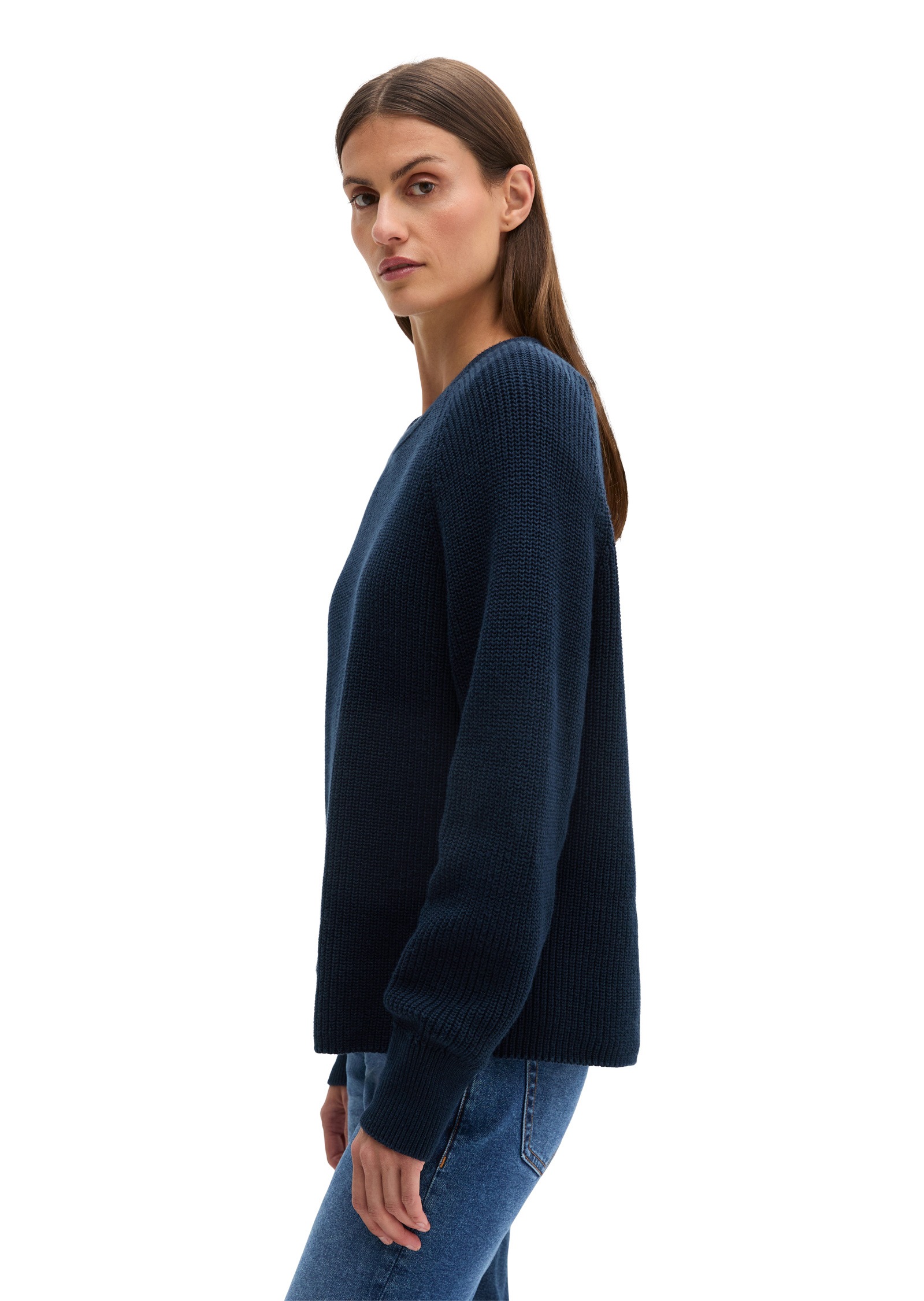 Marc OPolo Strickpullover "aus Heavy-Weight-Organic-Cotton" günstig online kaufen