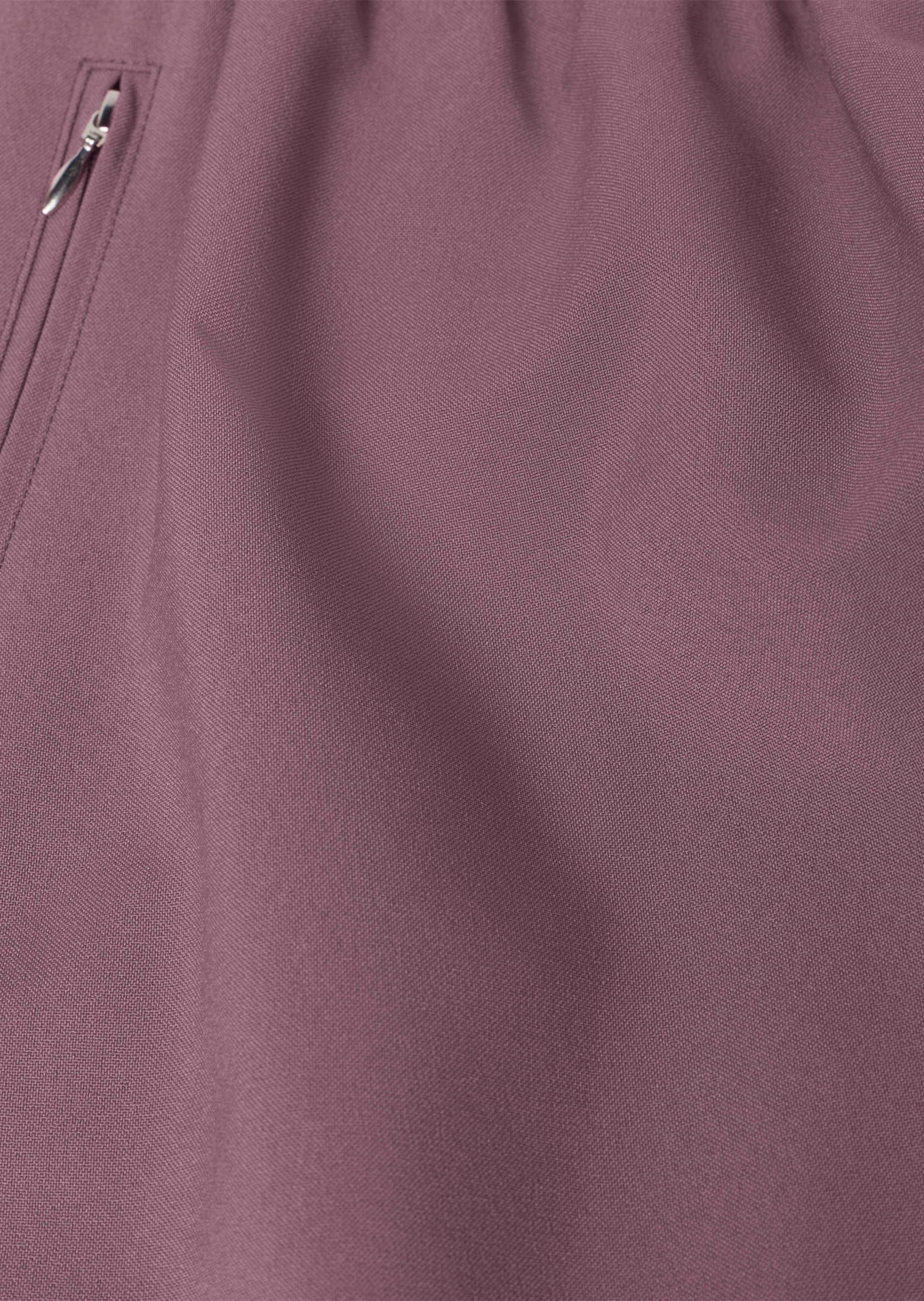 Midirock GOLDNER "Kurzgröße Knitterfreier Reiseschlupfrock", Damen, Gr. 20, rosa (rosenholz), Obermaterial: 100% Polyester PES., normal, Röcke, Ohne 3
