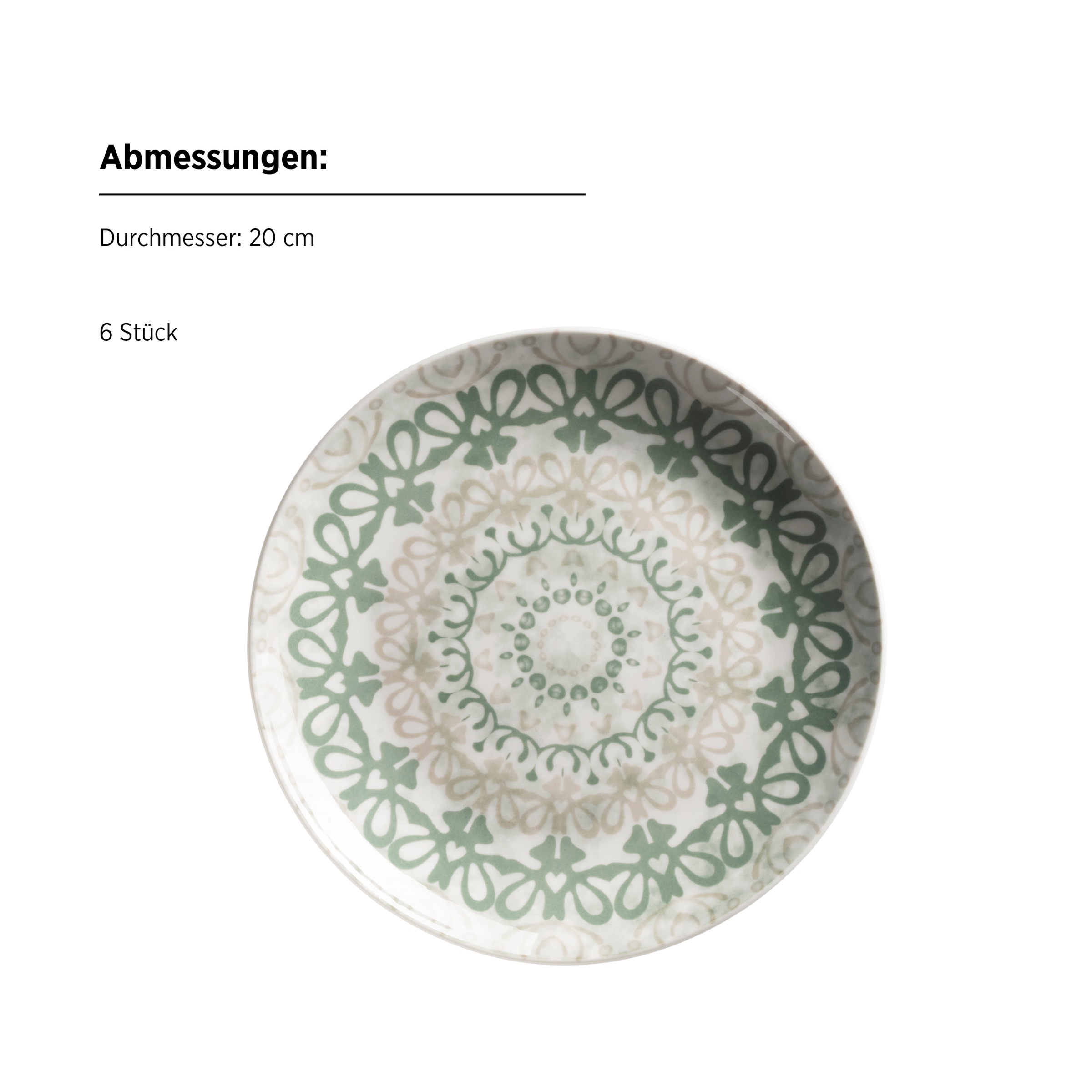MÄSER Teller-Set »Ornea« Geschirr-Set, Service
