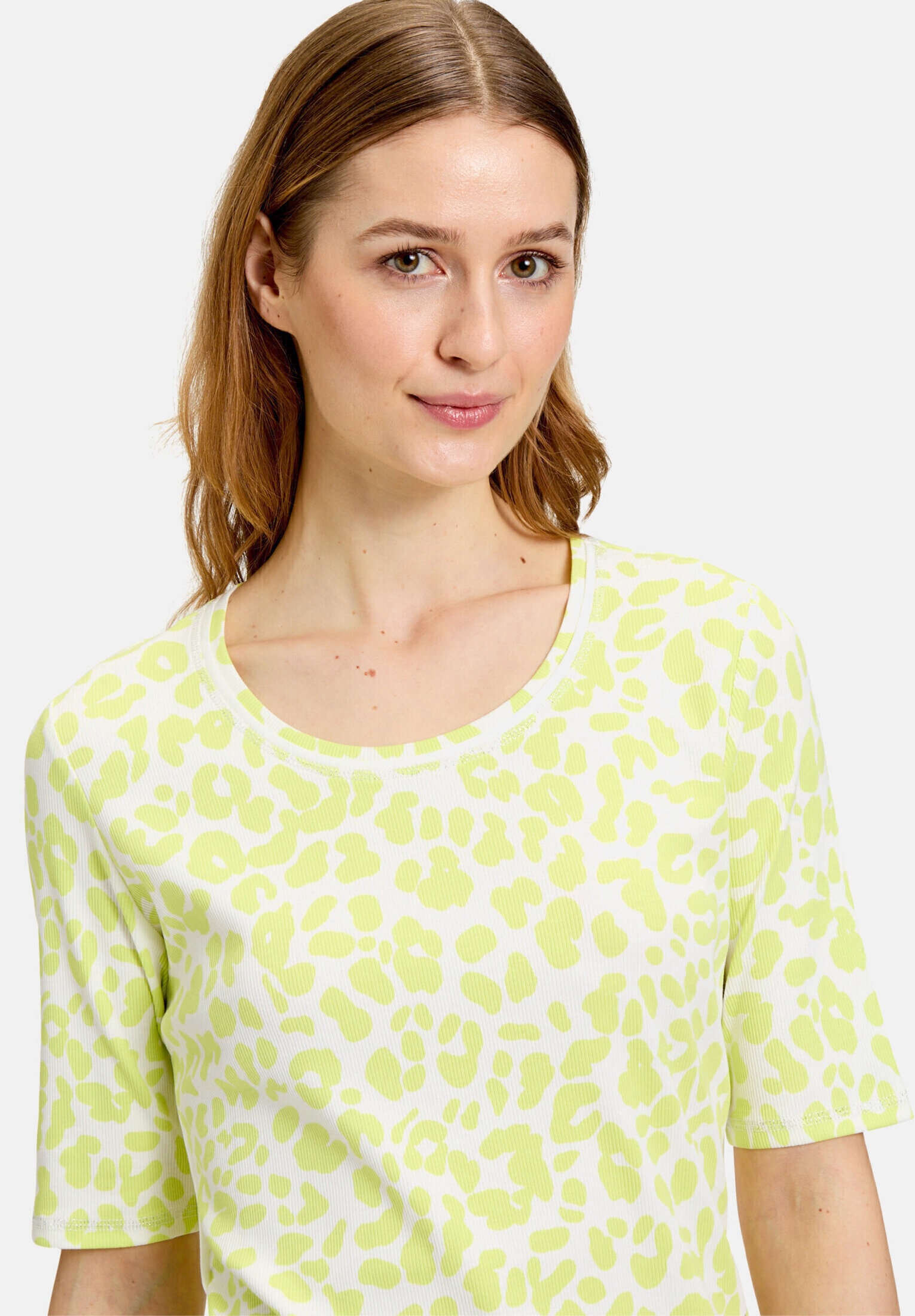 Betty Barclay Kurzarmshirt »Damen mit Rippenstruktur« 1 Stk. Flatlock