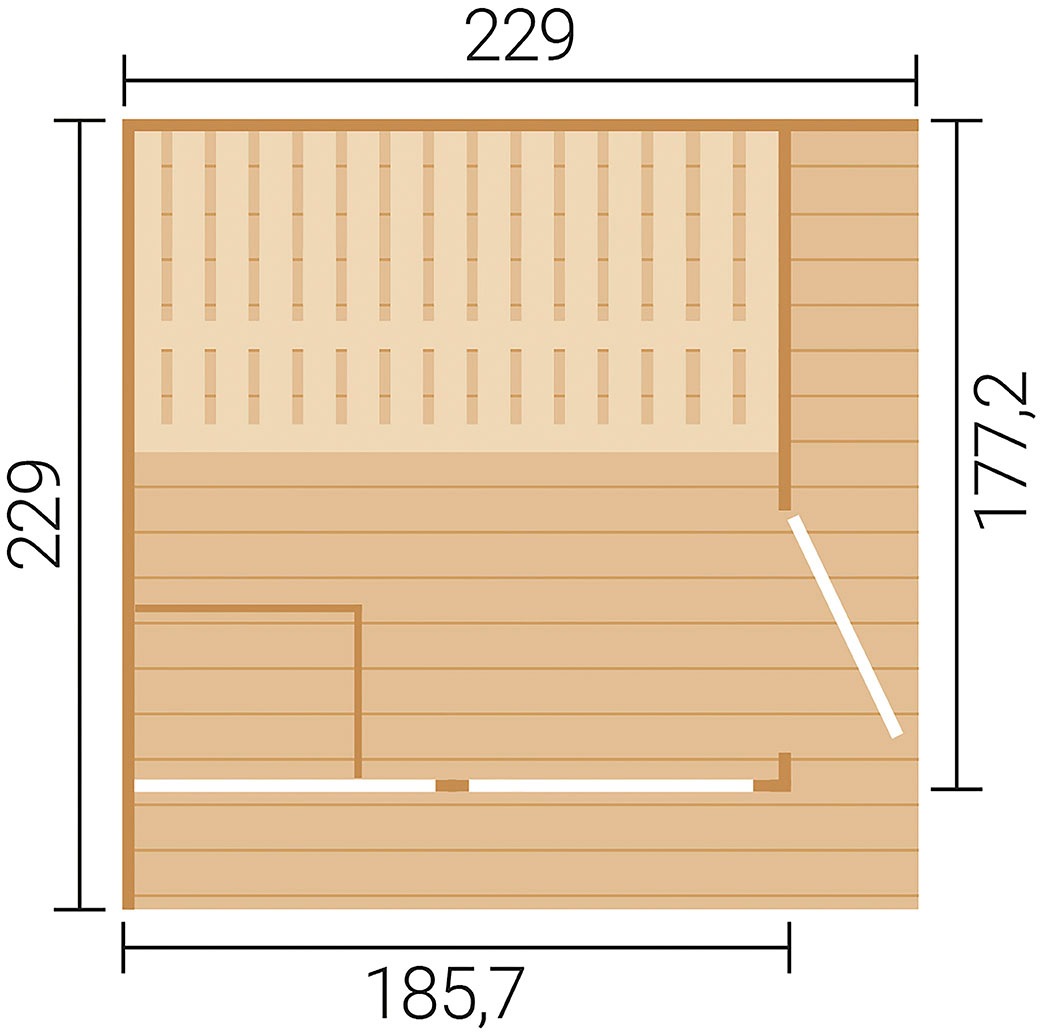 weka Saunahaus »Viira 2«