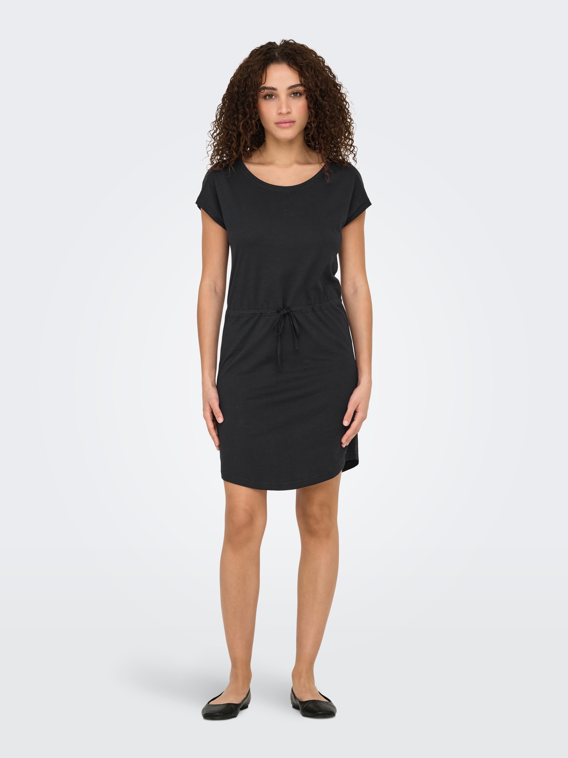 ONLY Shirtkleid »ONLMAY LIFE S/S DRESS 2 PACK CS JRS« 2er-Pack,  Baumwolle, regular fit, Rundhals