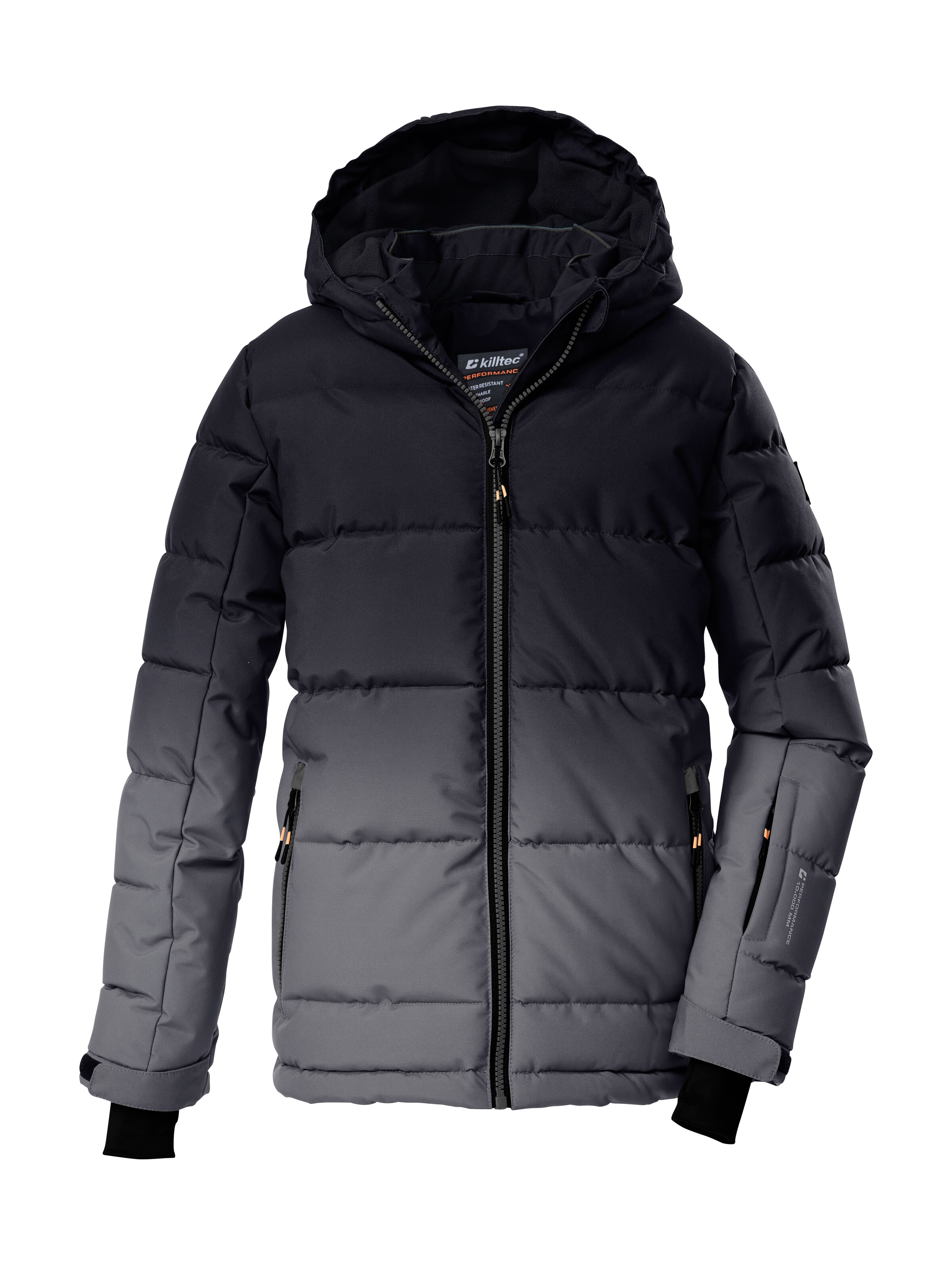 Killtec Skijacke "KSW 382 BYS SKI QLTD JCKT" Wasserabweisende, winddichte Winterjacke mit regulierbarer Kapuze