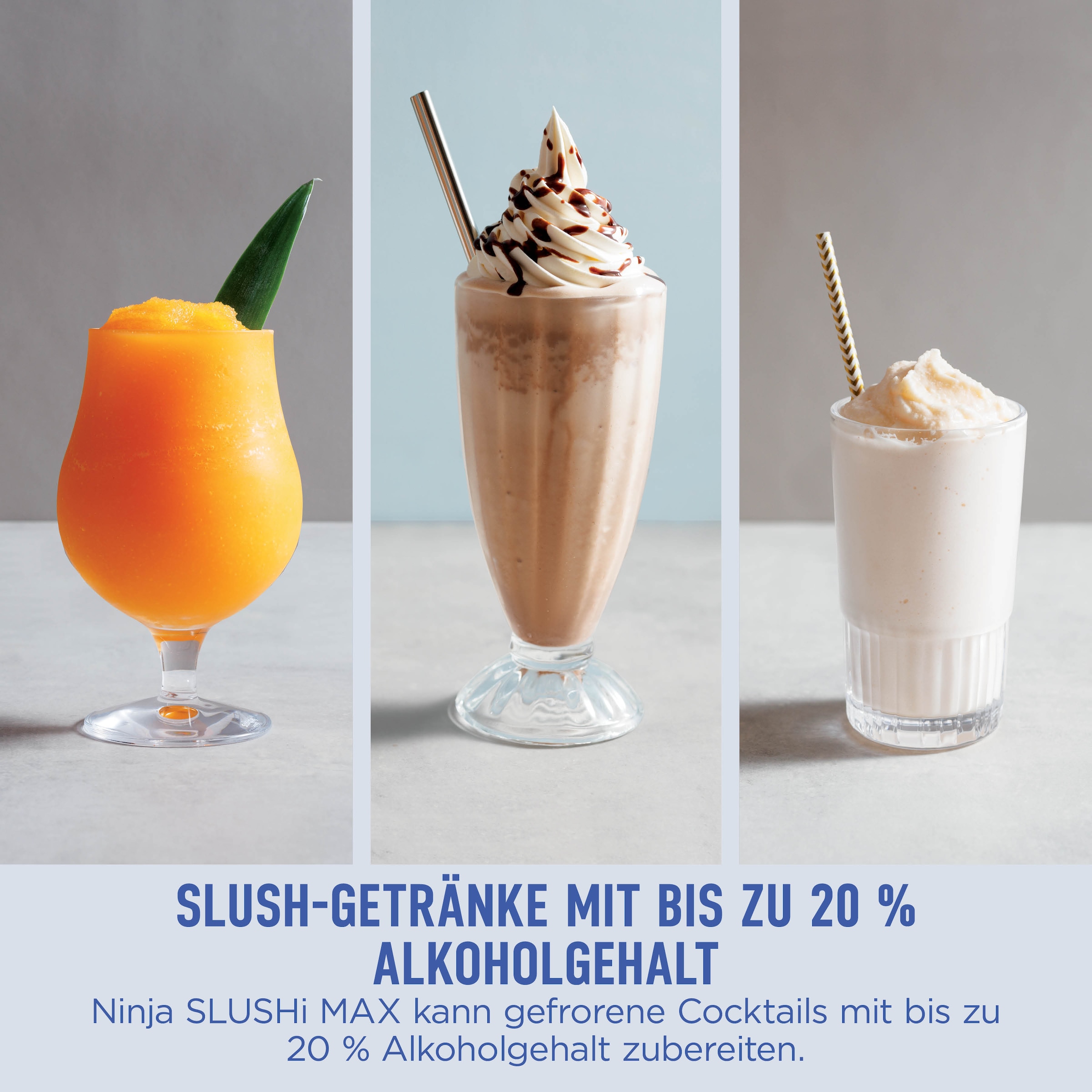 NINJA Slush-Eismaschine »SLUSHi MAX – Cyberspace FS605EUBL« 3,31 l 280 W für gefrorene Getränke, SlushAssist-Technologie