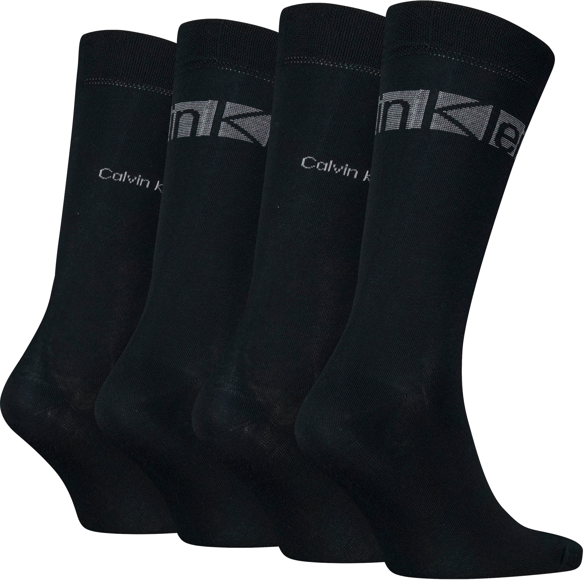 MEN Klein SOCK »CK kaufen für und Atmungsaktivität | Feuchtigkeitsregulierung BAUR Calvin Paar), 4P mit (Packung, Socken 4 Coolmax®-Fasern STRIPES«,