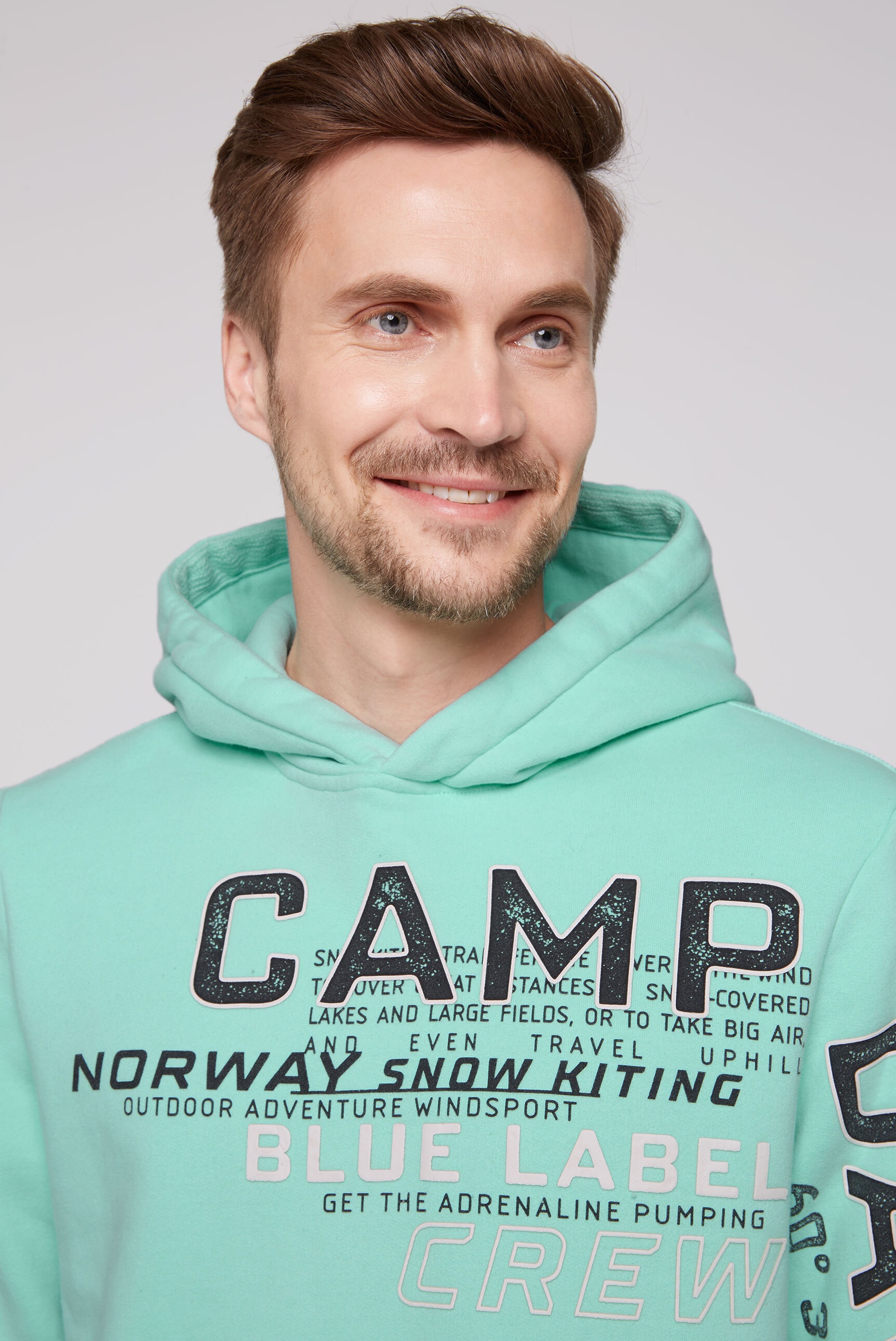 CAMP DAVID Kapuzensweatshirt, mit Baumwolle