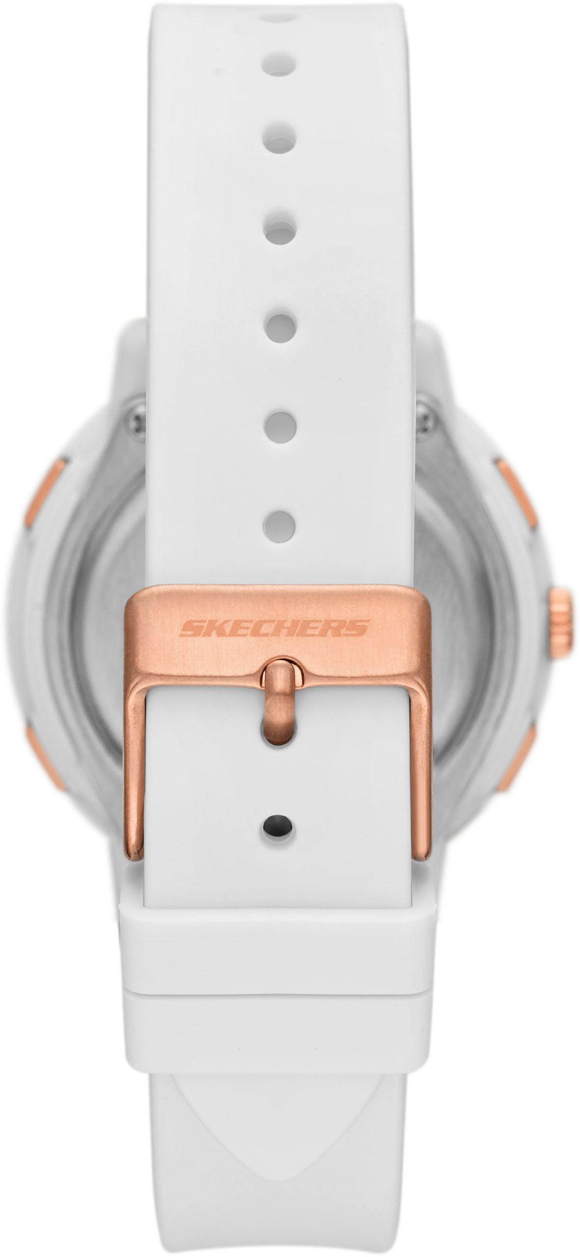 Skechers Chronograph »SALERNO«, Quarzuhr, Armbanduhr, Damenuhr, Silikonarmband, analog, digital