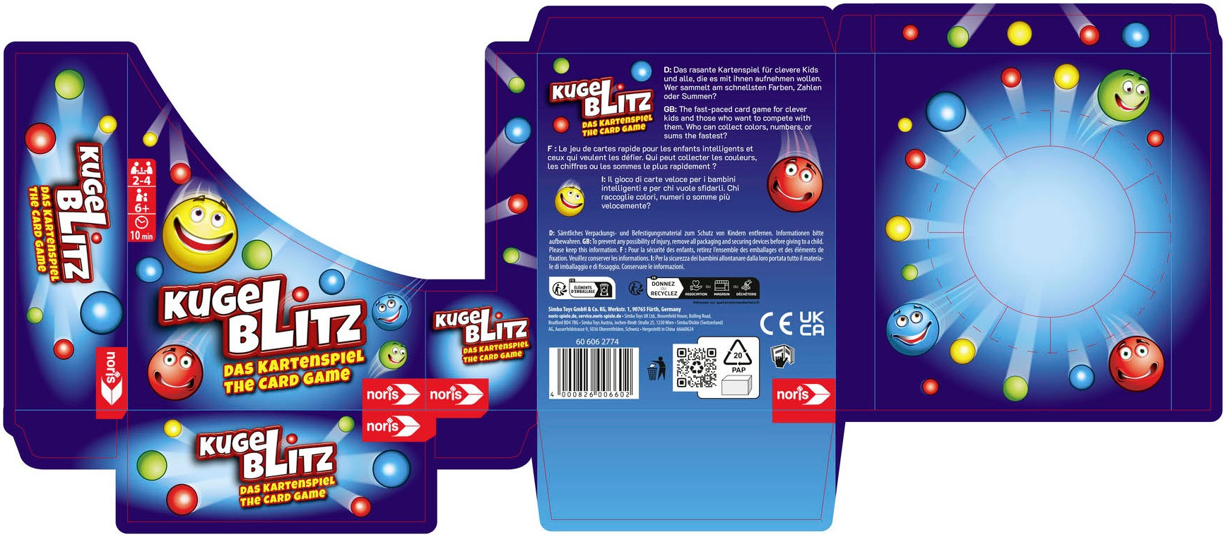 Noris Spiel »Kugelblitz«