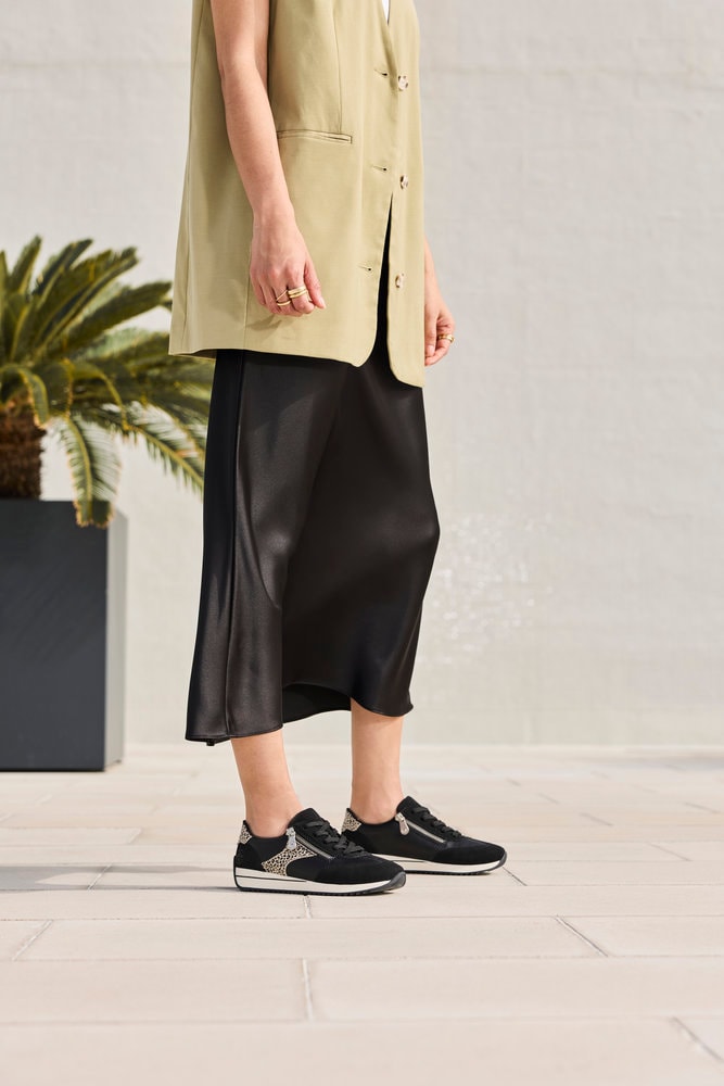 Rieker Sneaker  Schnürschuh, Halbschuh, Freizeitsneaker mit Kontrastdetails