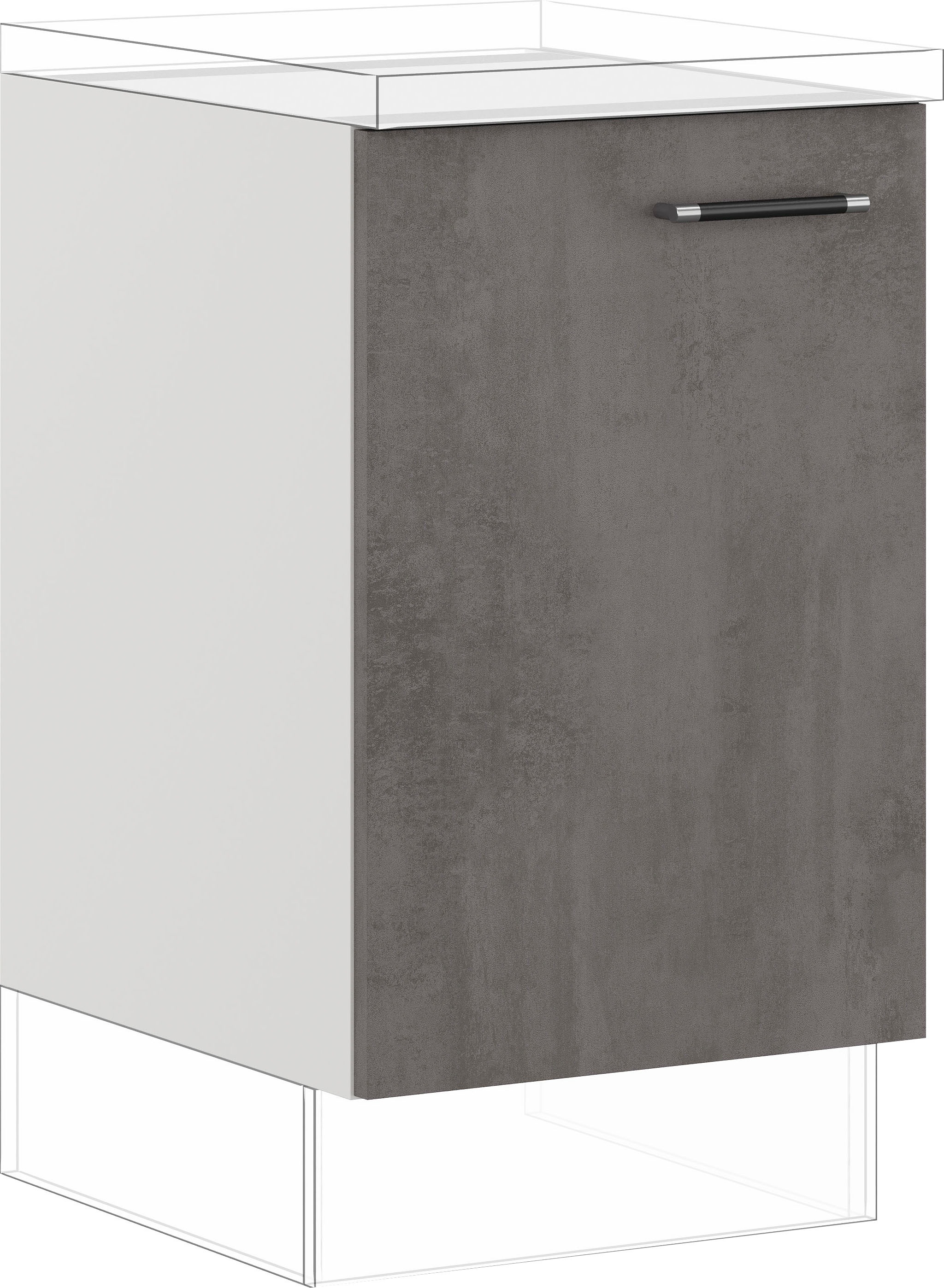 IMPULS KÜCHEN Unterschrank beton, optik...