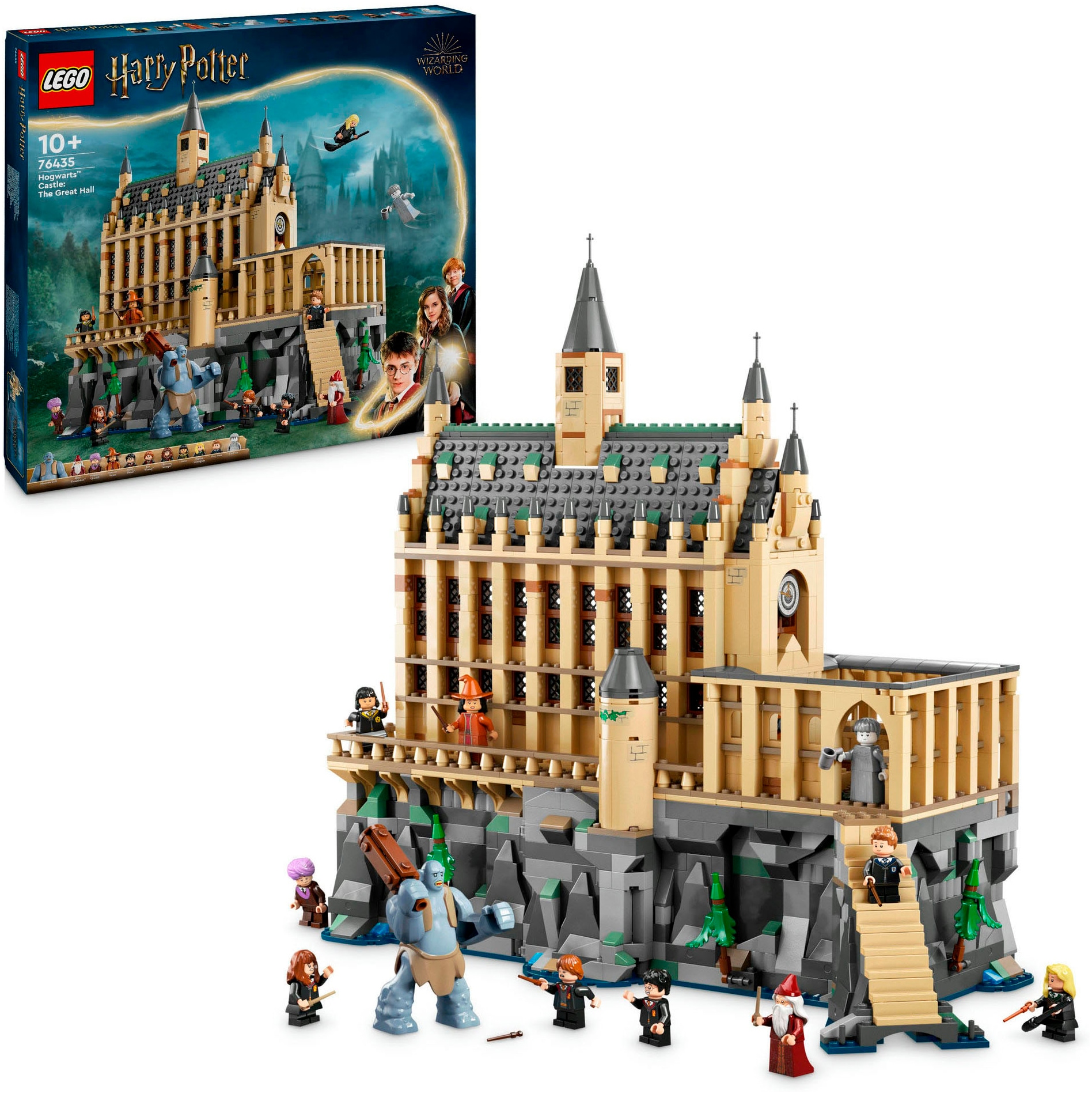 LEGO Kinder Konstruktionsspielsteine "Schloss Hogwarts : Die Große Halle (76435), LEGO Harry Potter ", bunt, Kunststoff, Spielbausteine, Made in