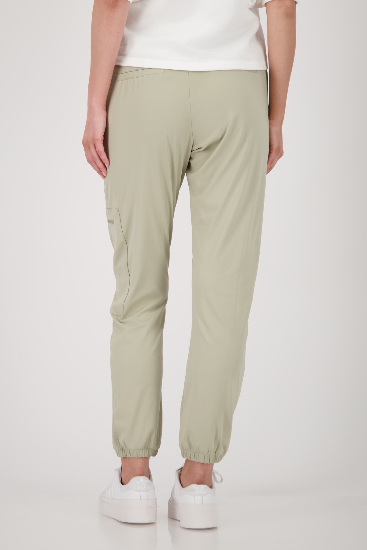 Monari Cargohose »Hose Jersey Cargo 72cm«, Mit elastischem Bund