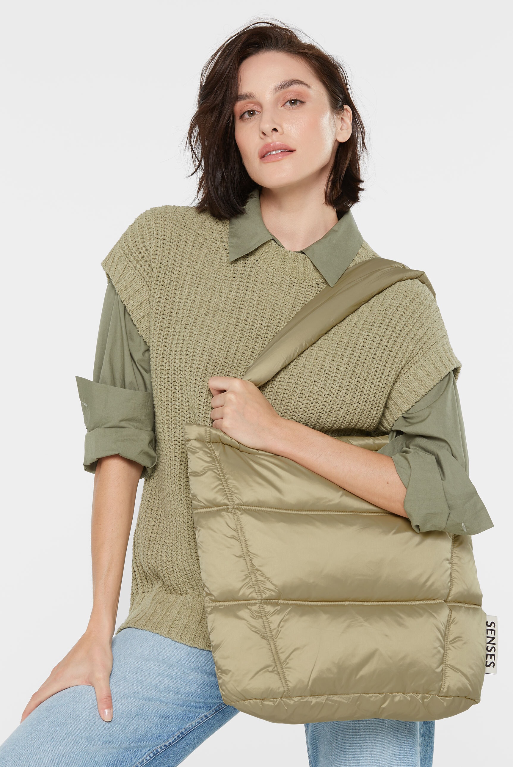 SENSES.THE LABEL Beuteltasche, mit Innenfach