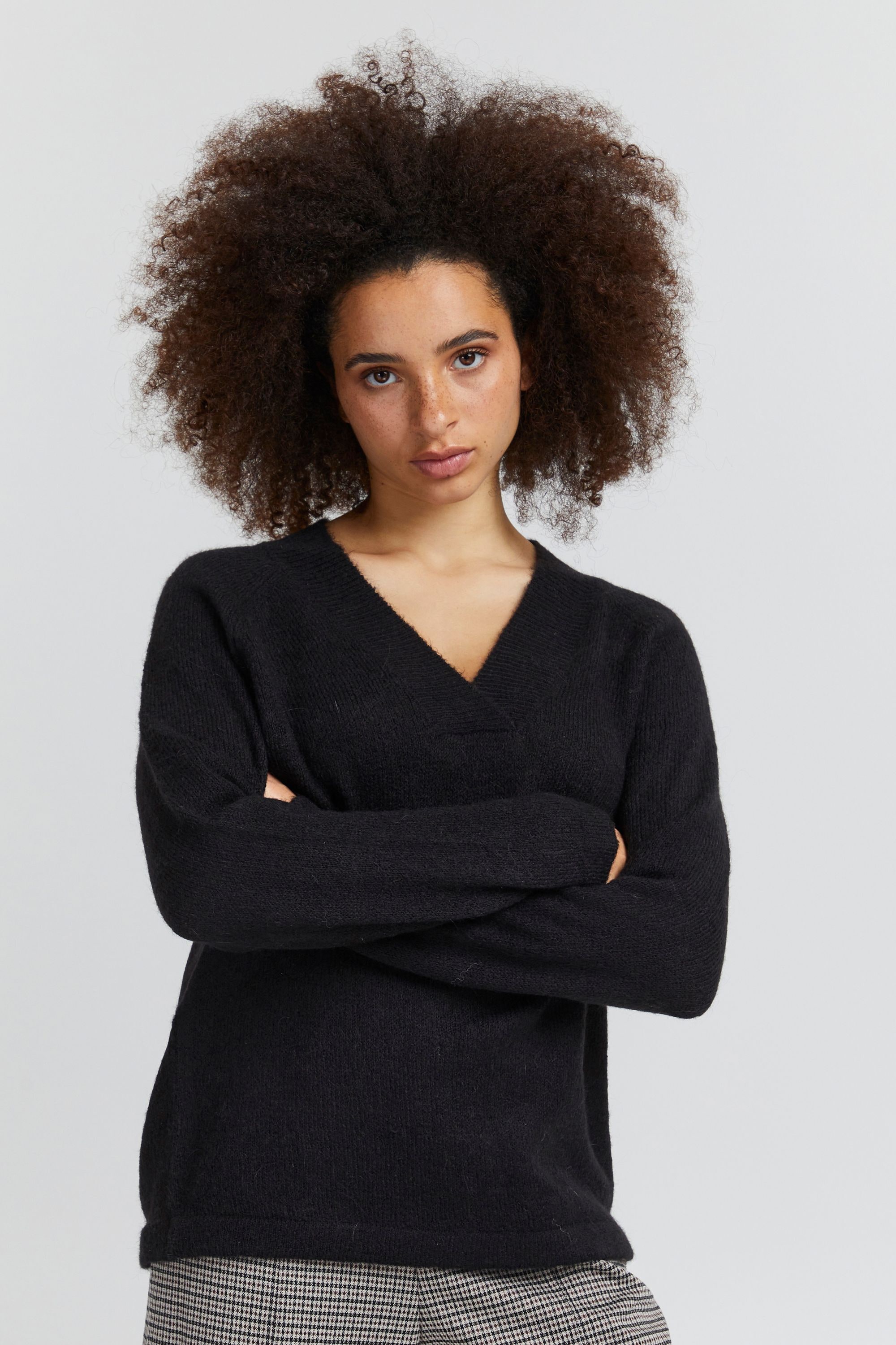 Ichi Strickfleece-Pullover »Strickpullover IHKamara«