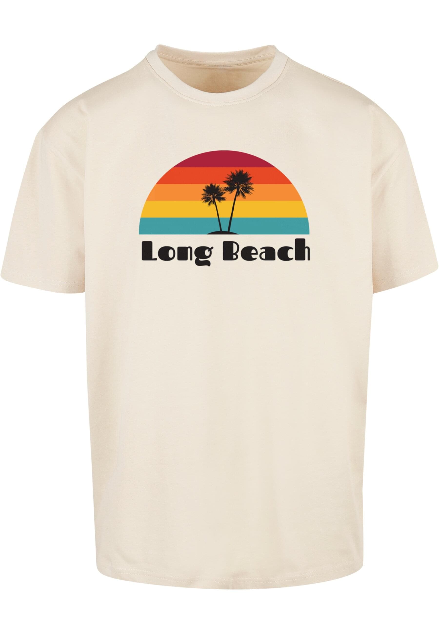 Merchcode T-Shirt "Merchcode Herren Long Beach Heavy Oversize Tee-BY102" günstig online kaufen