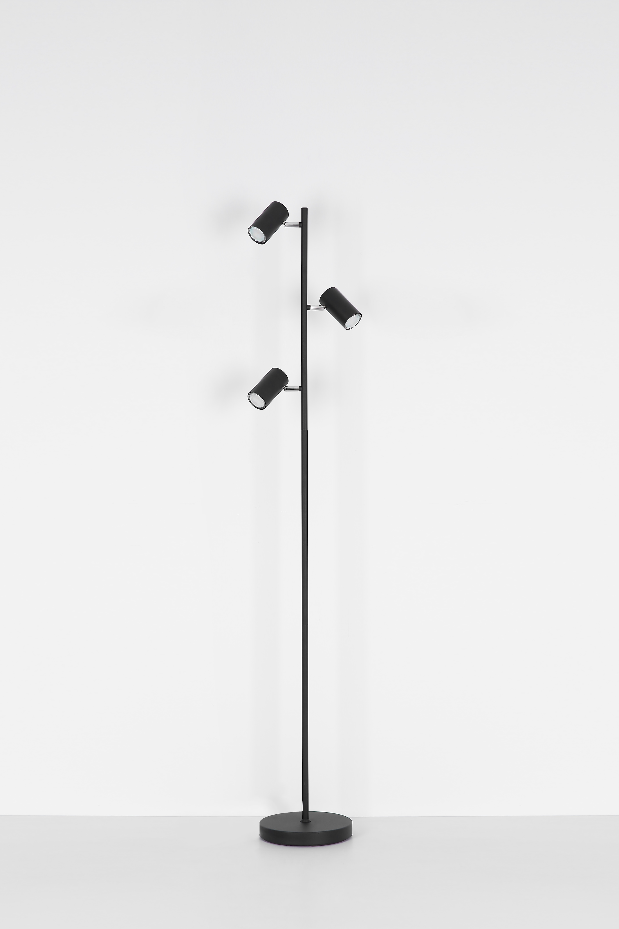 GLOBO LIGHTING Stehlampe »ROBBY« GU10 1 Stk. Stehleuchte schwarz matt, GU10 LED, 154 cm hoch