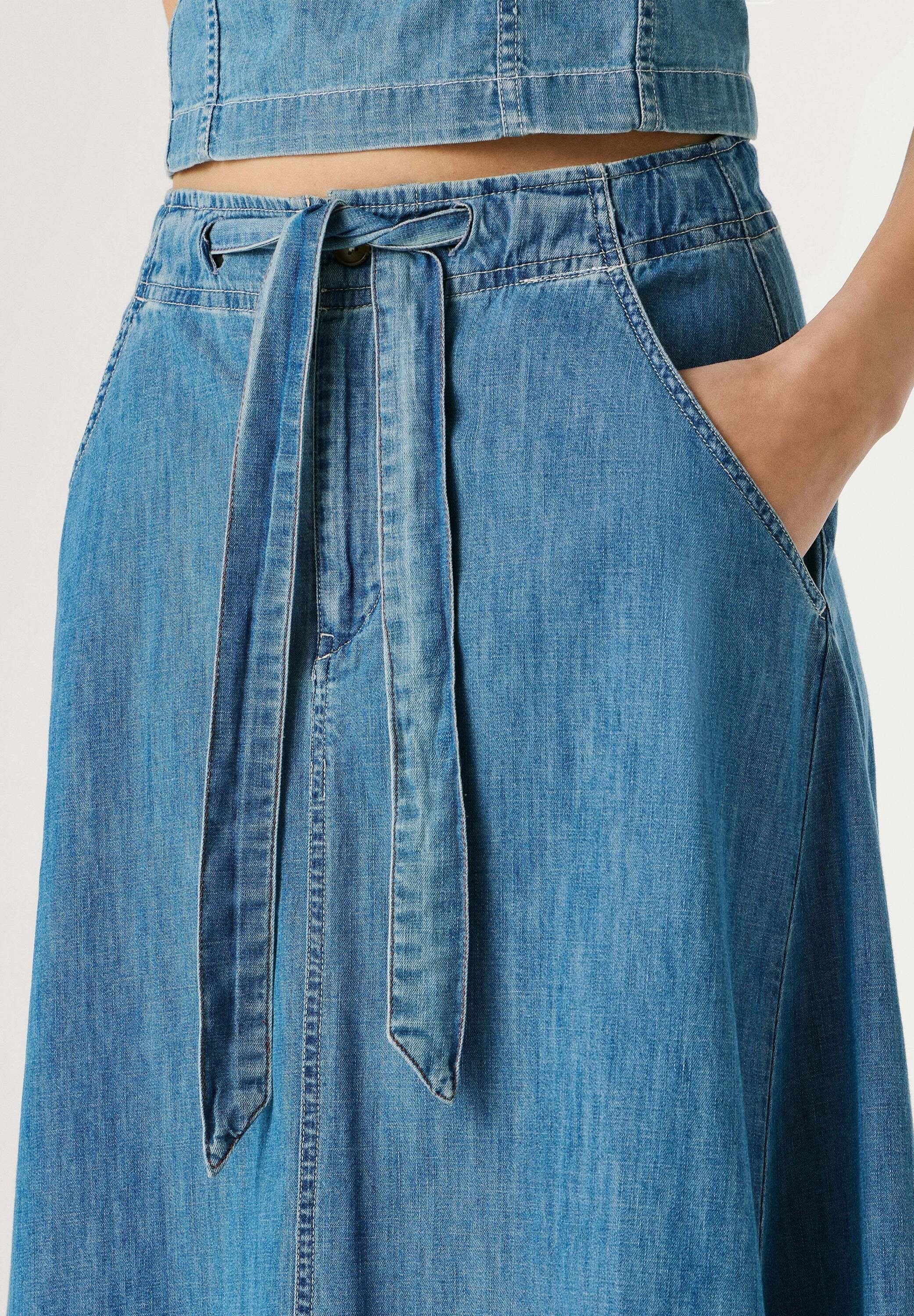 Pepe Jeans A-Linien-Rock »Rock MAXI SKIRT UHW BELT«